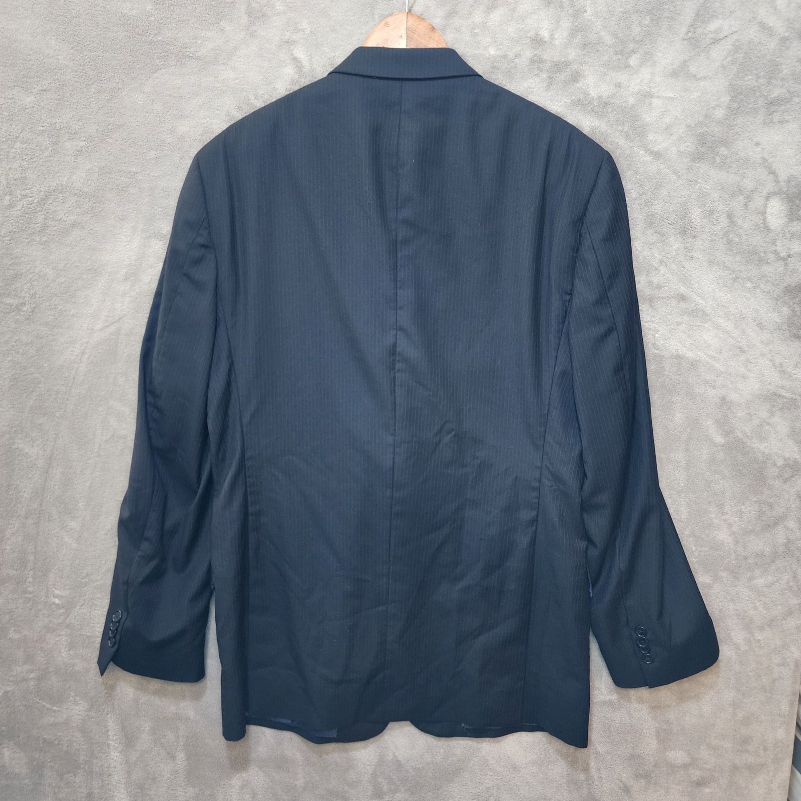 John Varvatos John Varvatos Men's 42L Wool Navy Jacket RN 90736 Size 42L - 2 Thumbnail