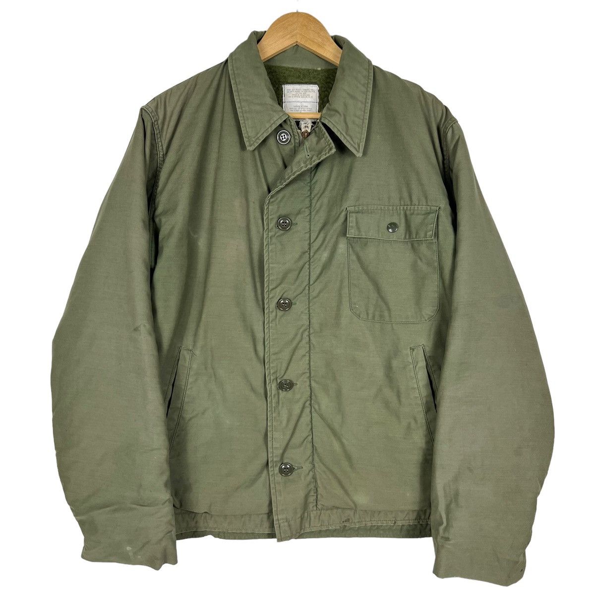 Vintage 🔥TRUE VINTAGE MILITARY NAVEDTRA N-1 DECK JACKET MADE IN USA Size US L / EU 52-54 / 3 - 1 Thumbnail