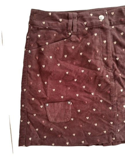 Vintage MARIE CLAIRE SPORT Mini Skirt Nice Style Size 33" - 5 Thumbnail