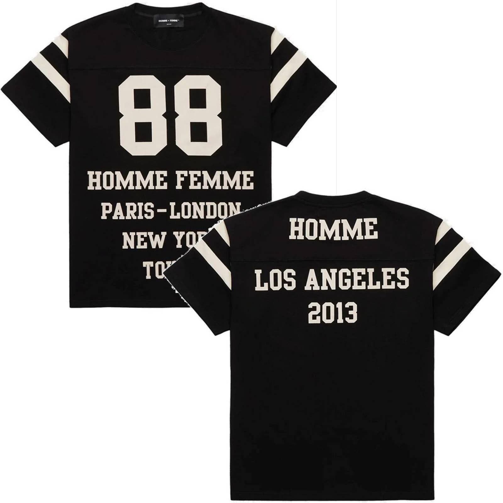 Homme + Femme La Homme + Femme Men's #88 2013 LA Global Printed Tee T-Shirt Size US S / EU 44-46 / 1 - 1 Thumbnail