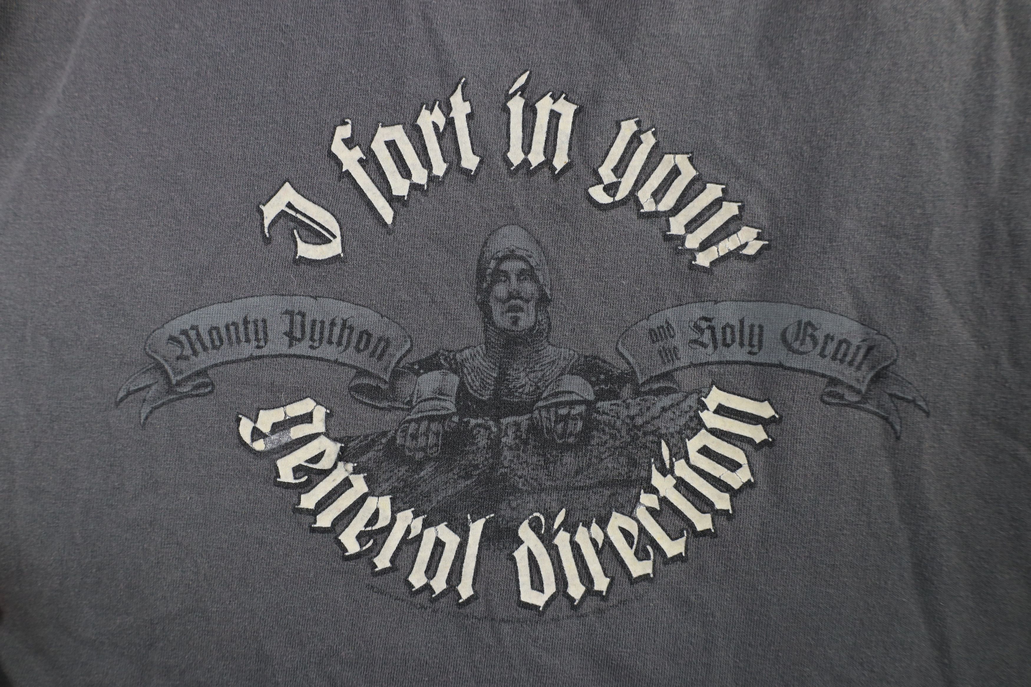 Vintage Vintage Y2K Monty Python Holy Grail Direction T-Shirt Size US M / EU 48-50 / 2 - 4 Thumbnail