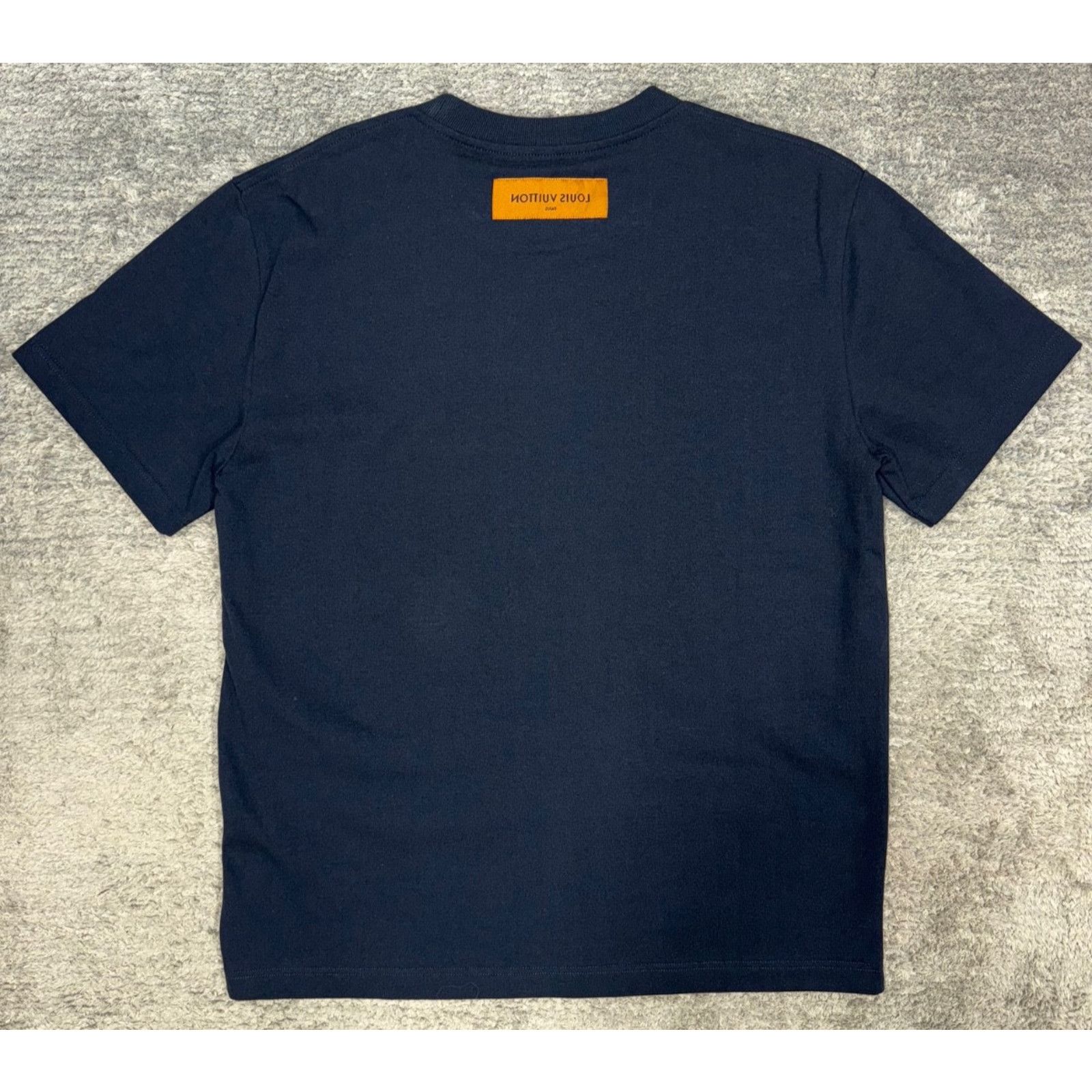 Louis Vuitton Louis Vuitton Embroidered Logo Short Sleeve T-Shirt Medium M Size US M / EU 48-50 / 2 - 9 Thumbnail