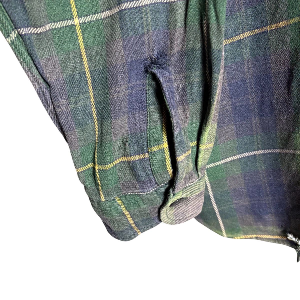 Polo Ralph Lauren Vintage 90s Polo Sport Ralph Lauren Check Distressed Shirt Size US XXL / EU 58 / 5 - 8 Thumbnail
