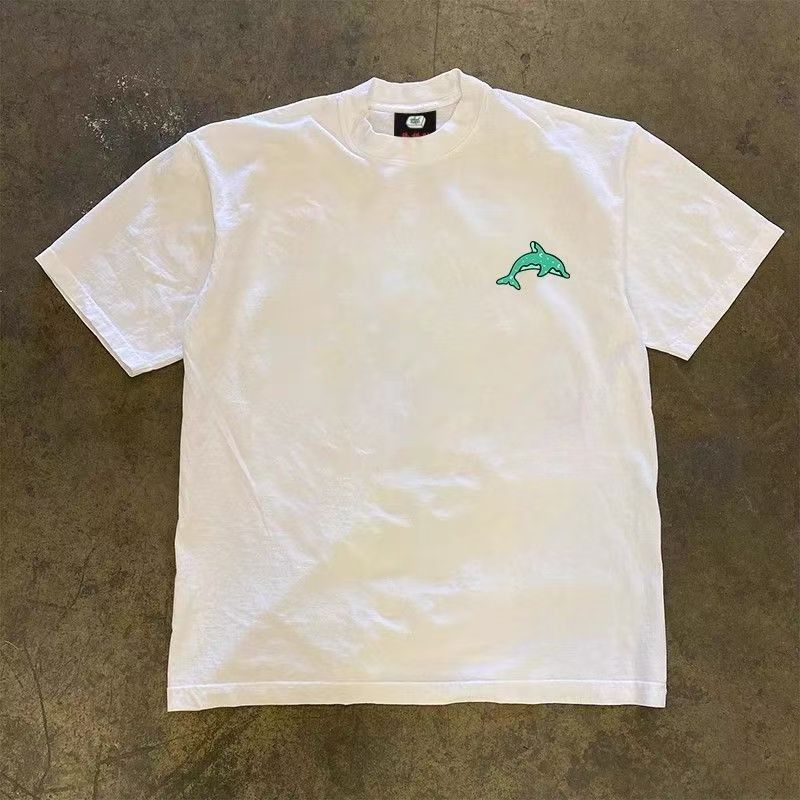 Other Casual retro dolphin print loose t-shirt Size US M / EU 48-50 / 2 - 1 Thumbnail