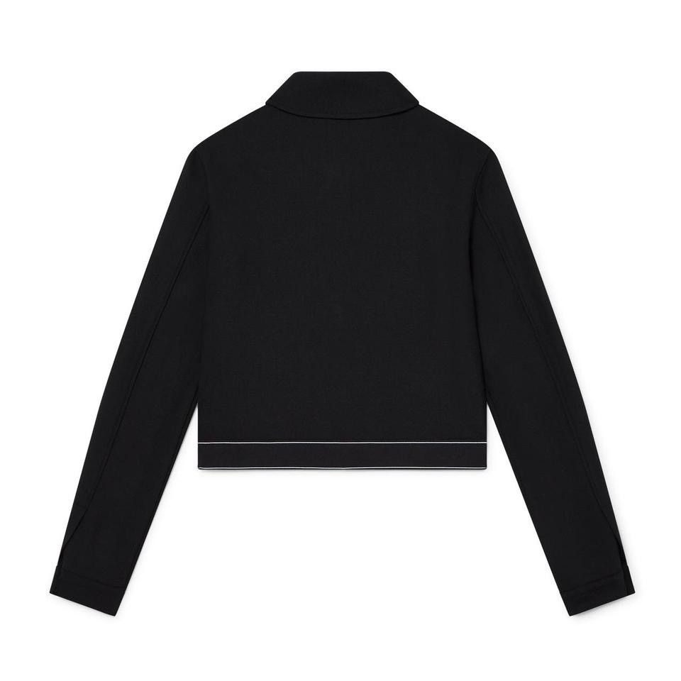 Casablanca Black Casablanca Sports Cropped Wool Tailoring Jacket Size S / US 4 / IT 40 - 2 Thumbnail