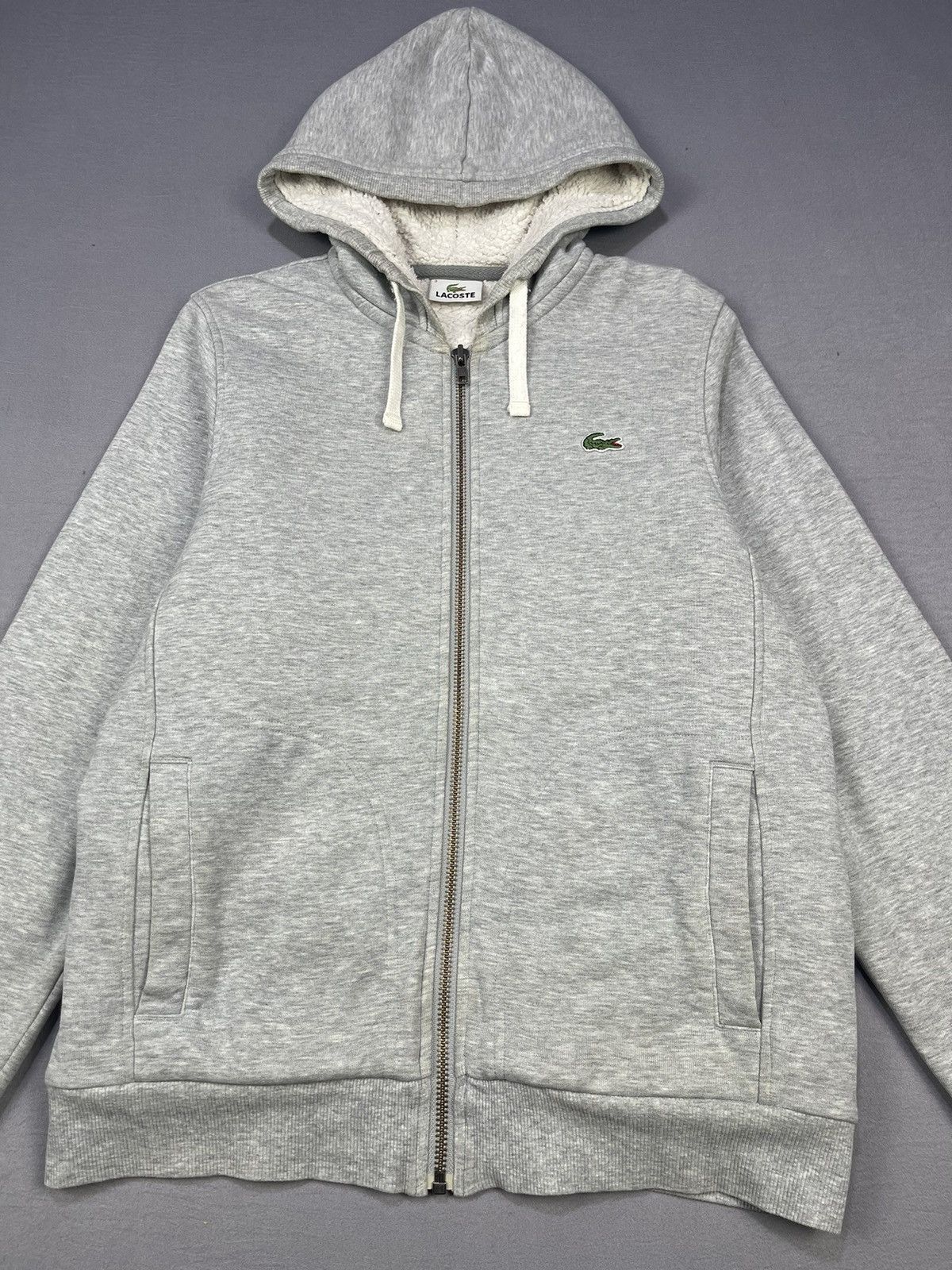 Lacoste LACOSTE SHERPA LINED ZIPPER HOODIES Size US S / EU 44-46 / 1 - 4 Thumbnail
