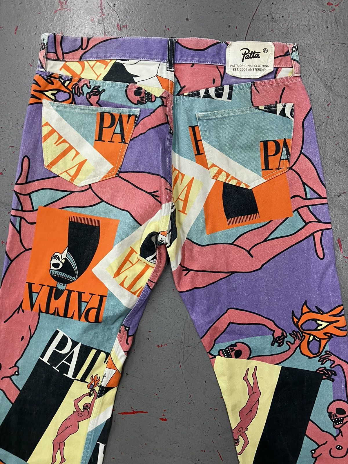 Patta Patta Magazine Denim Jacket & Pants Set Size Medium Size US M / EU 48-50 / 2 - 9 Thumbnail