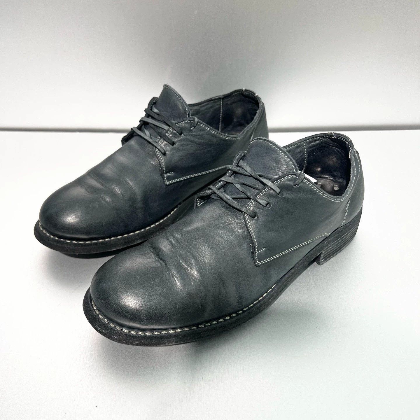 Guidi 【guidi】992 Distressed Grey Derby 37 Size US 6.5 / IT 36.5 - 2 Thumbnail
