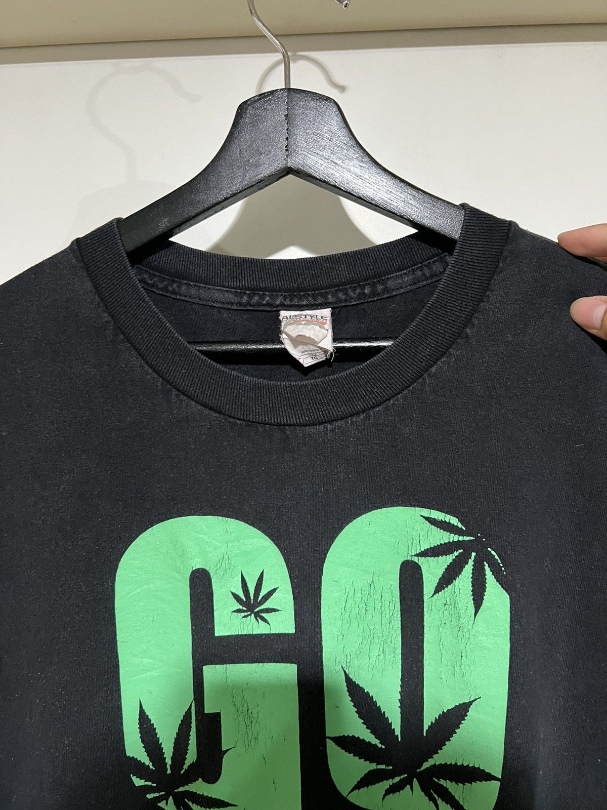Vintage Faded Vintage Go Green Tees Size US XL / EU 56 / 4 - 5 Thumbnail