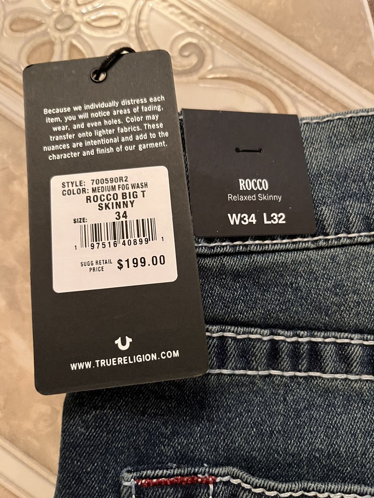 True Religion true religion relaxed skinny jeans Size US 34 / EU 50 - 3 Thumbnail
