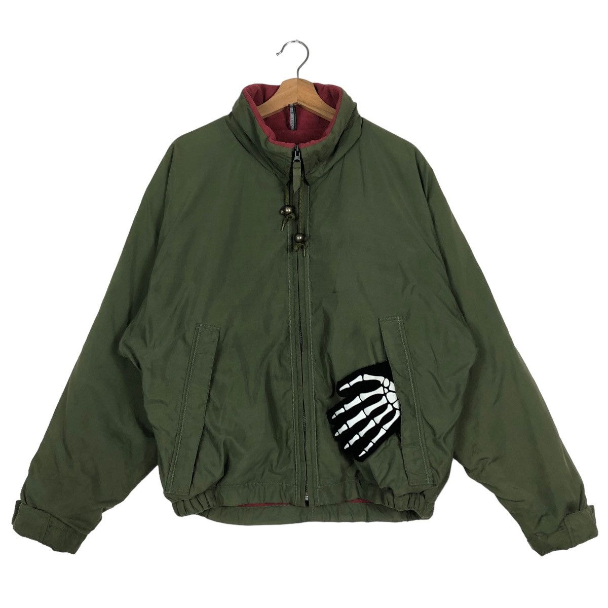 Japanese Brand 🔥90’s Vintage Bomber Jacket Crocodile Inspire Issey Miyake Size US M / EU 48-50 / 2 - 2 Thumbnail