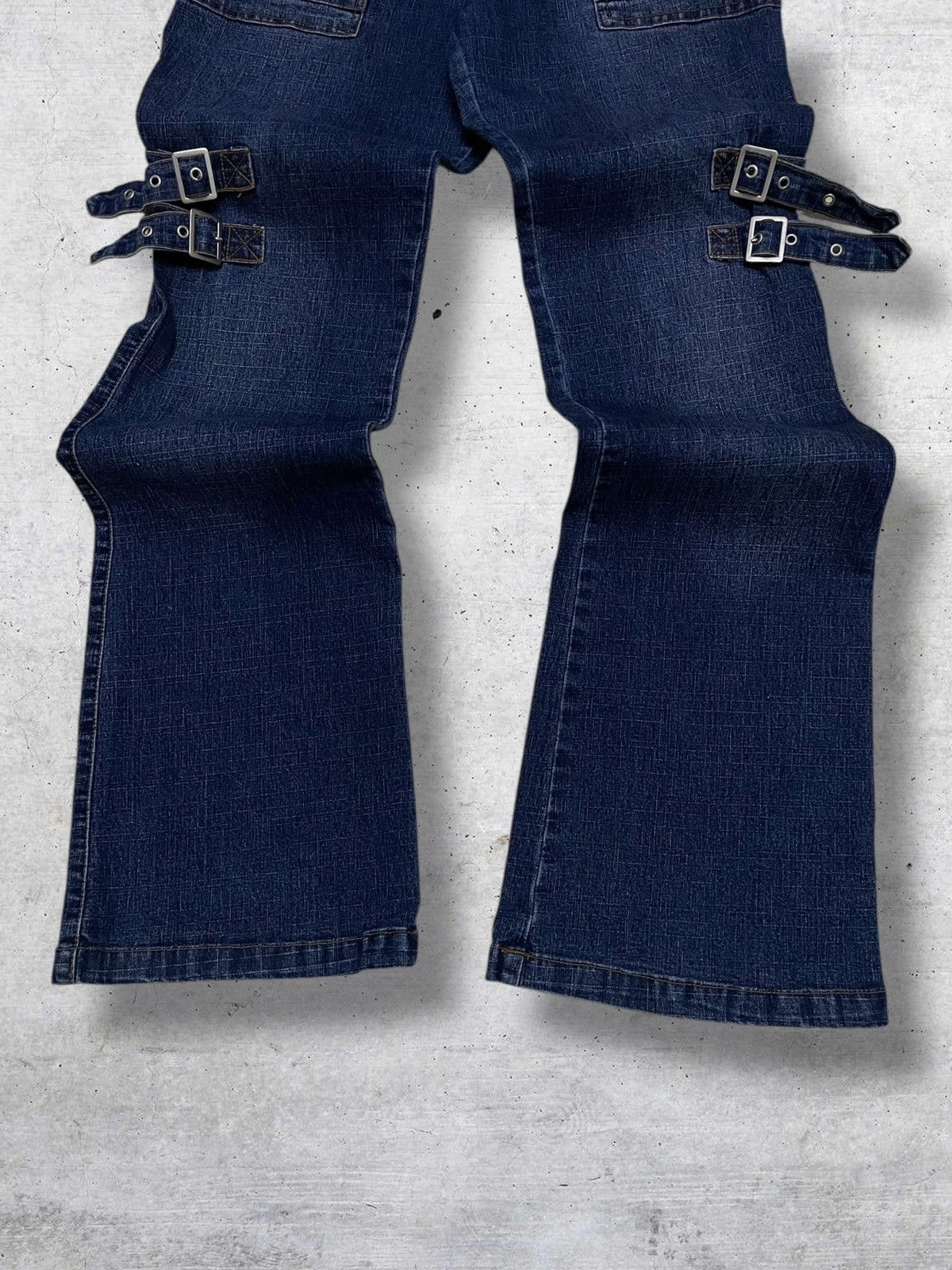 Hysteric Glamour VINTAGE ANGELA JAPAN 90S OG DESIGNER BONDAGE FLARED DENIM Size US 32 / EU 48 - 3 Thumbnail