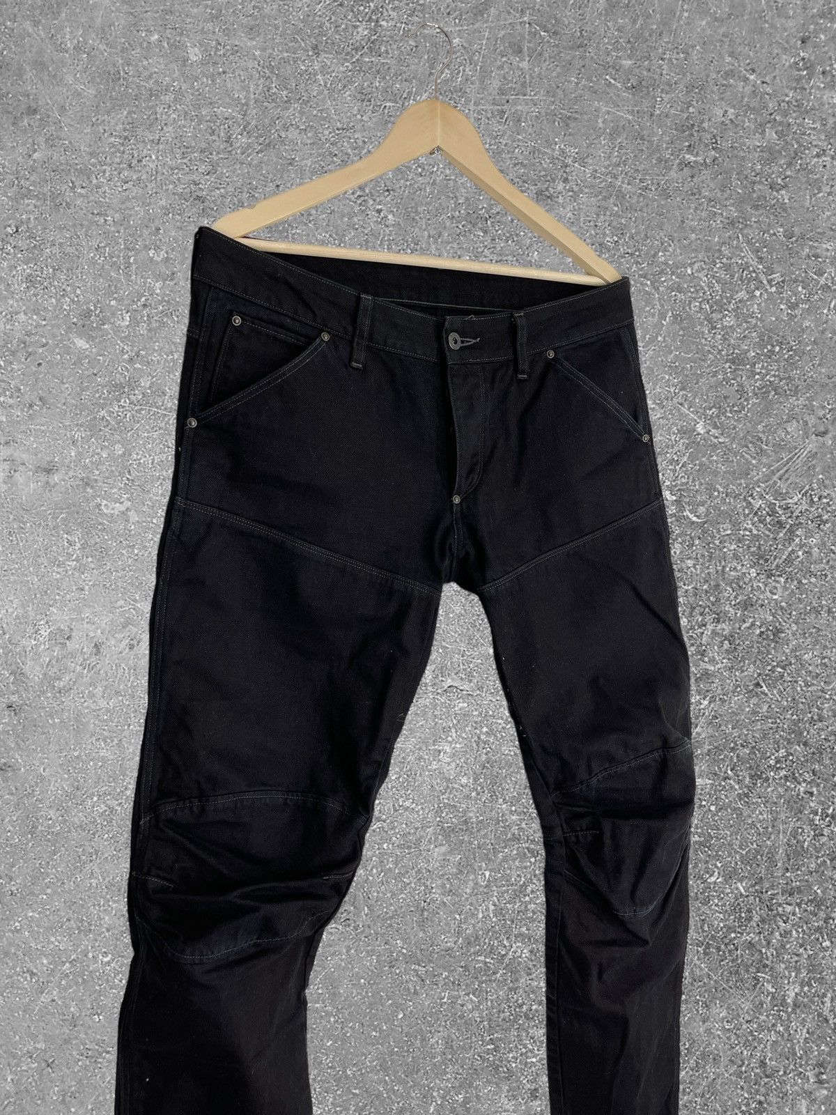 G-Star Waxed biker denim very rare Size US 33 - 2 Thumbnail