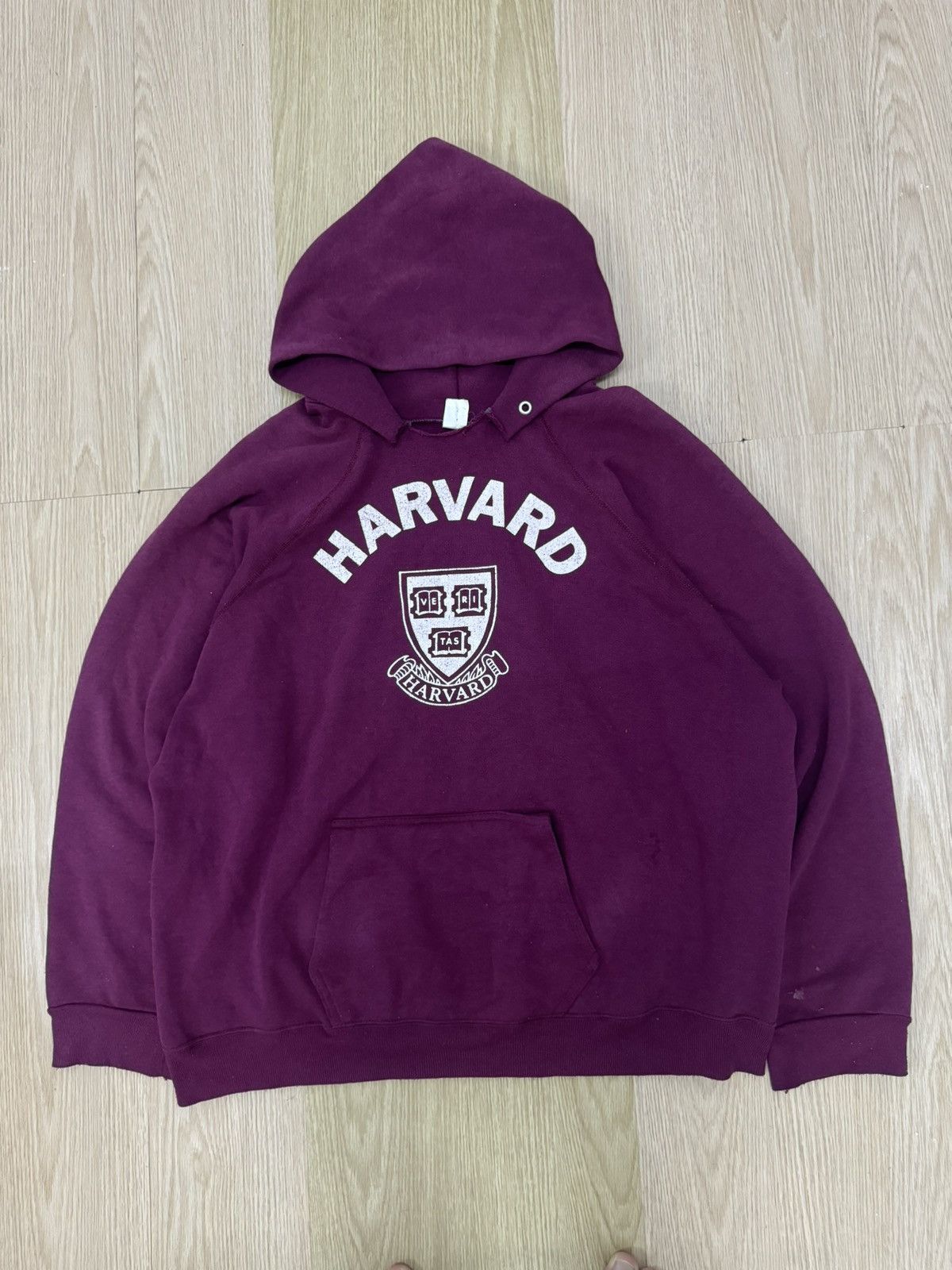 Vintage Vintage 90’s University Of Harvard Pullover hoodie Size US L / EU 52-54 / 3 - 1 Thumbnail
