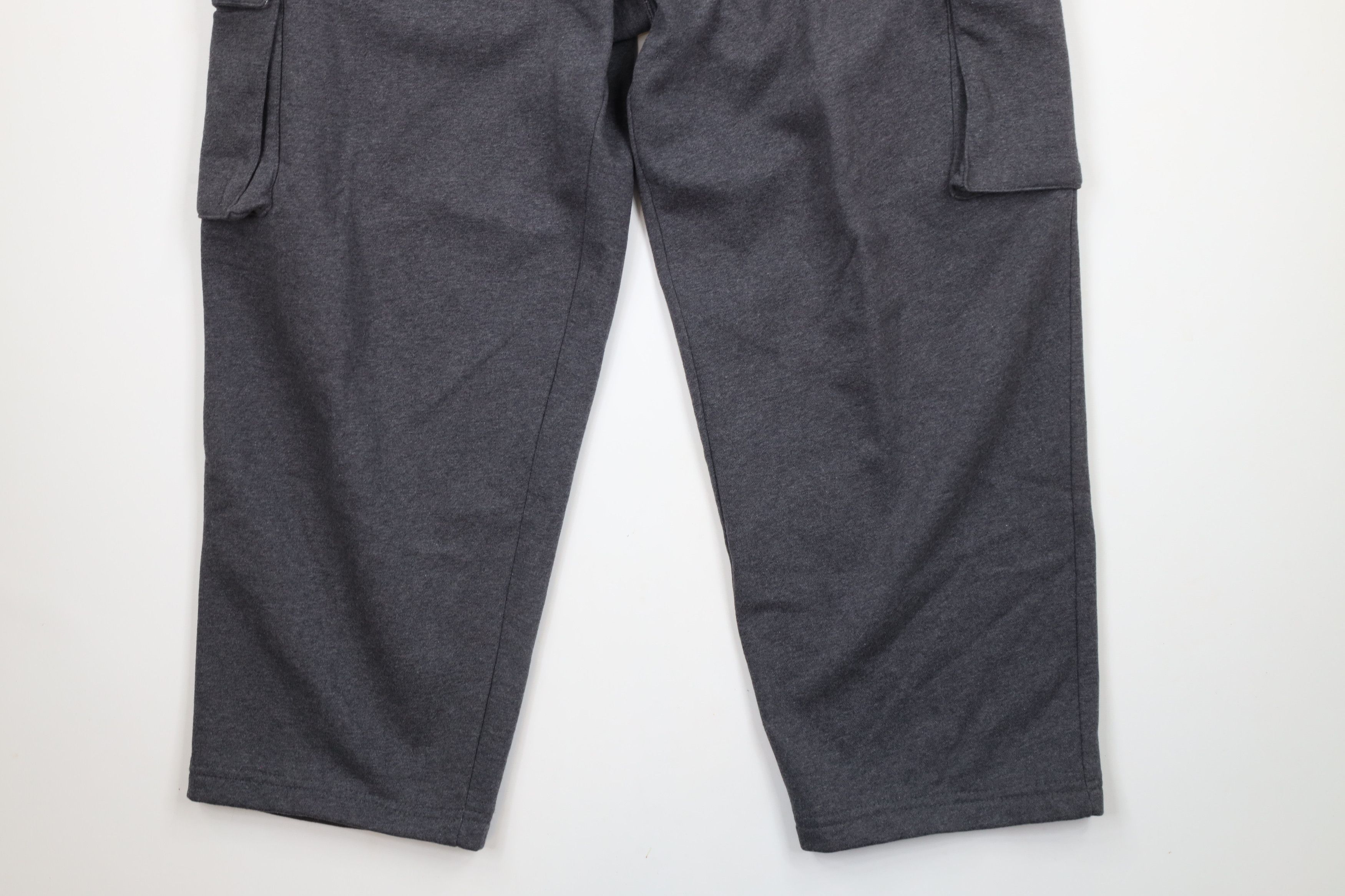 Vintage Vintage AND1 Basketball Heavyweight Cargo Sweatpants Gray Size US 38 / EU 54 - 4 Thumbnail