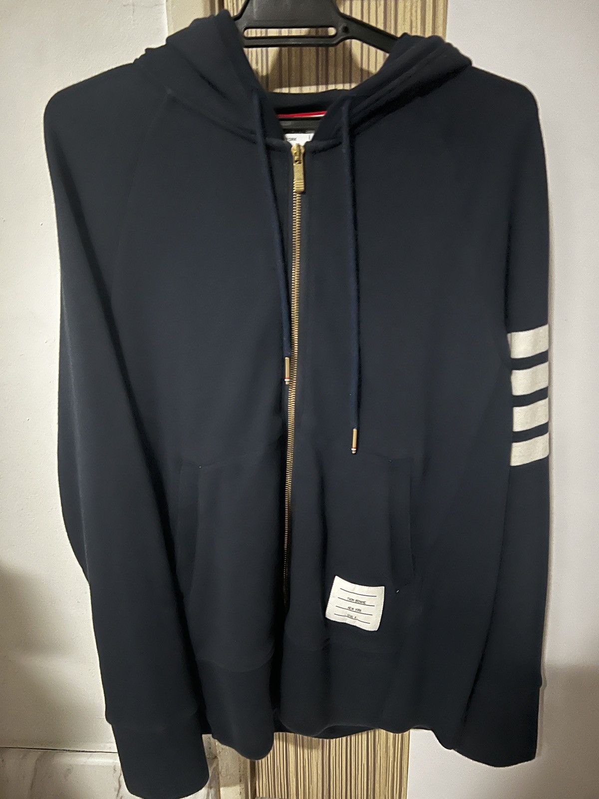Thom browne hooded sweatshirt