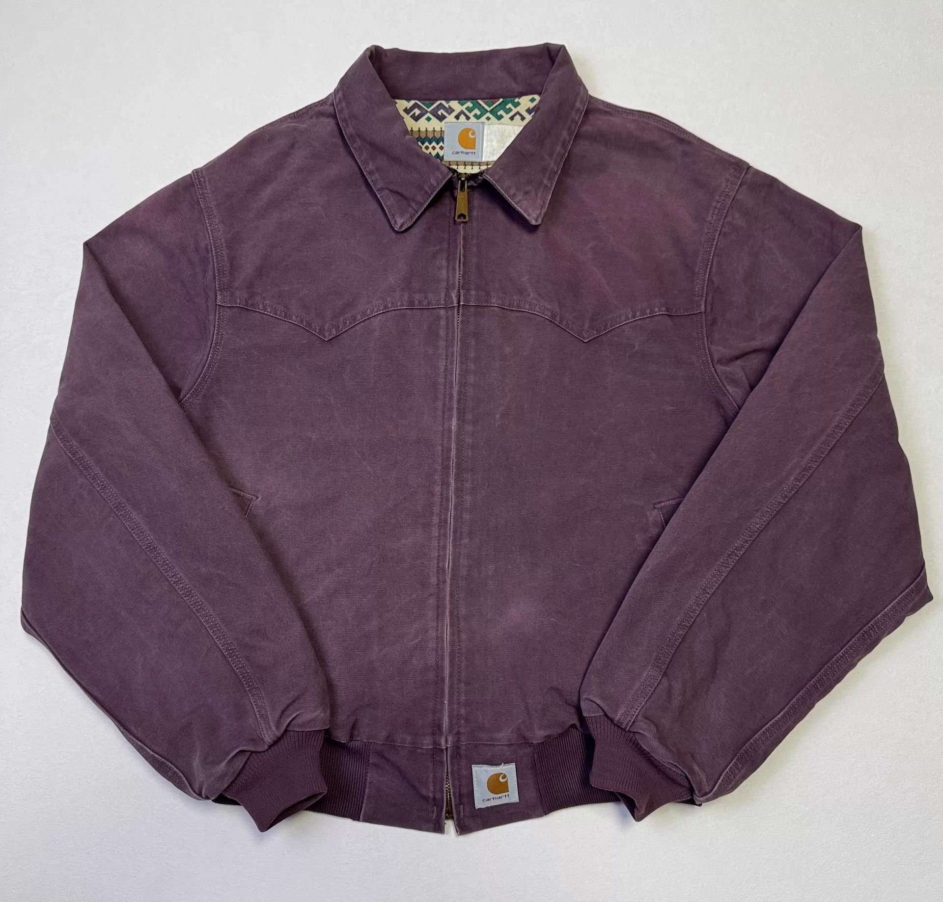 Carhartt Vintage Carhartt JS2057 Santa Fe XL Damson 94-95 Size US XL / EU 56 / 4 - 2 Thumbnail