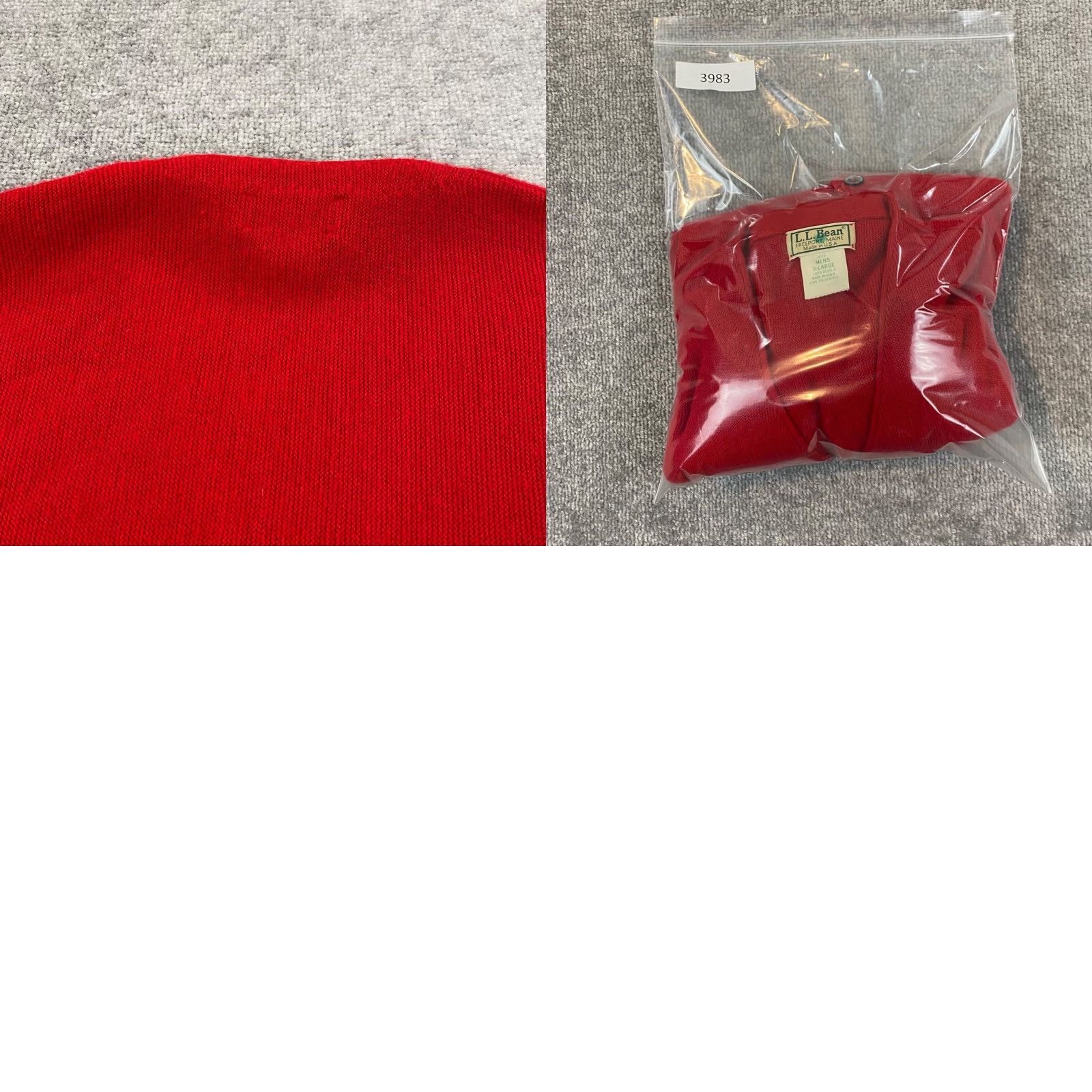 Vintage VINTAGE L.L. Bean Men’s XL Red Cardigan Sweater Acrylic Button Up Casual Outdoor Winter 90s Size US XL / EU 56 / 4 - 8 Thumbnail