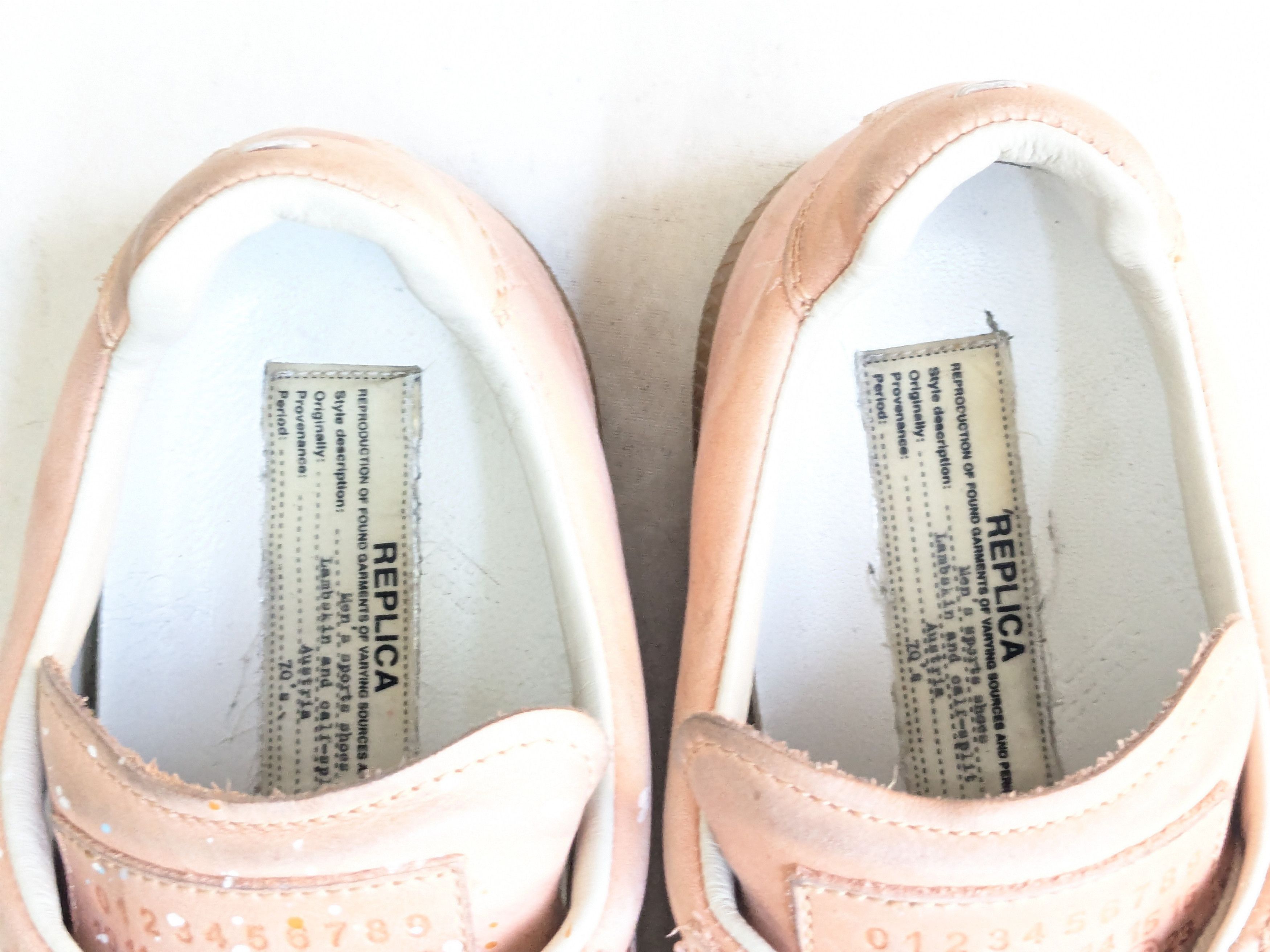 Maison Margiela Maison Margiela GAT Replica Orange Paint Splatter 10 43 Low Size US 10 / EU 43 - 4 Thumbnail