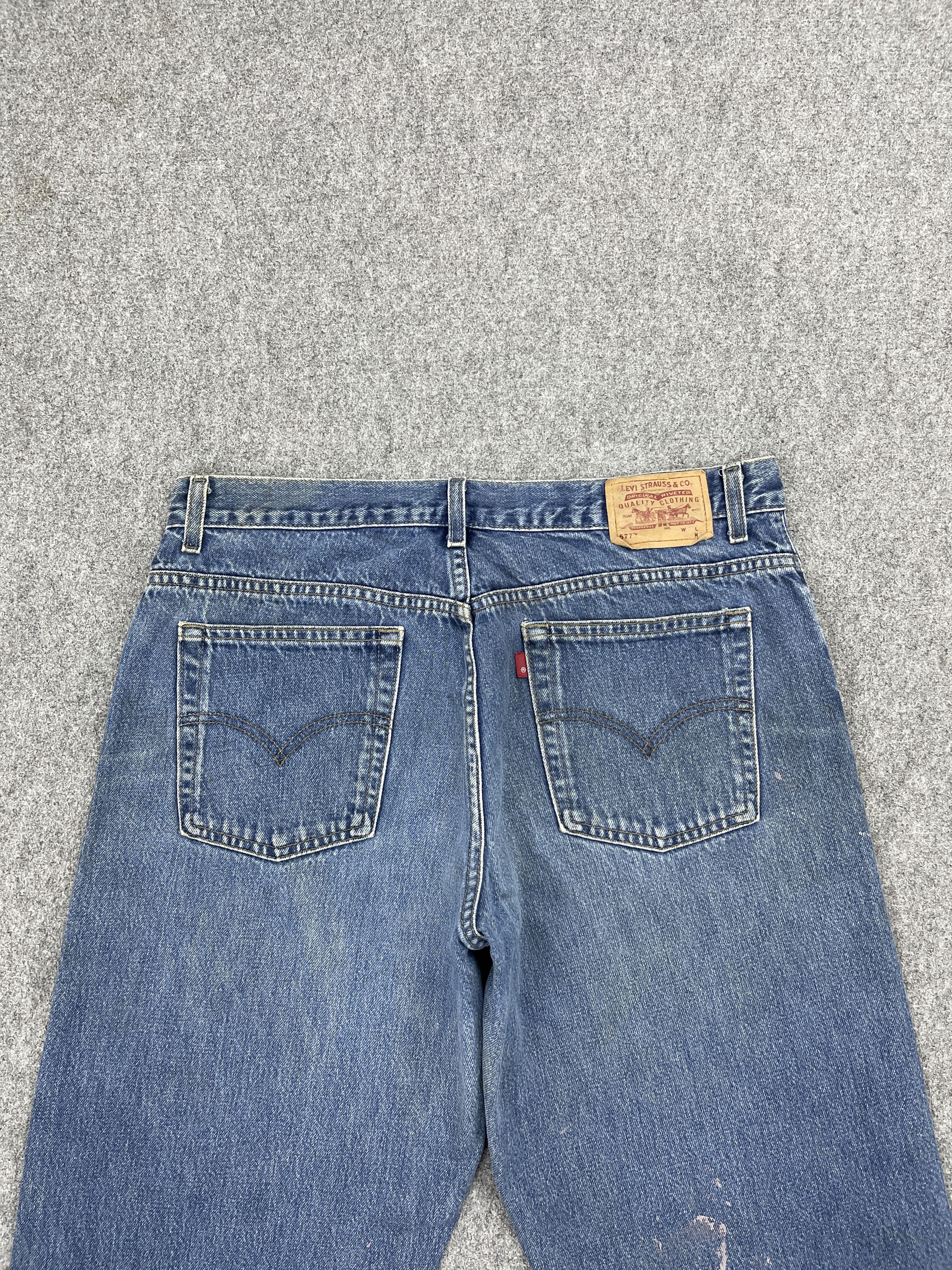 Levi's × Vintage Vintage Levis 577 Painter Light Blue Jeans DP2504 Size US 33 - 4 Thumbnail