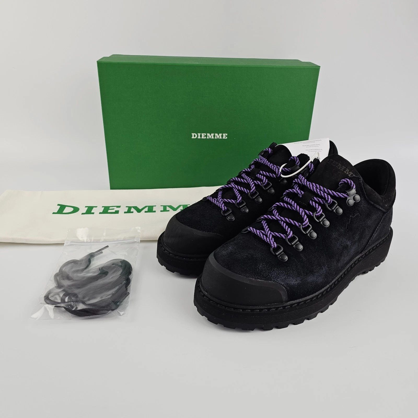 DIEMME Cornaro Black Suede Boots New & Authentic