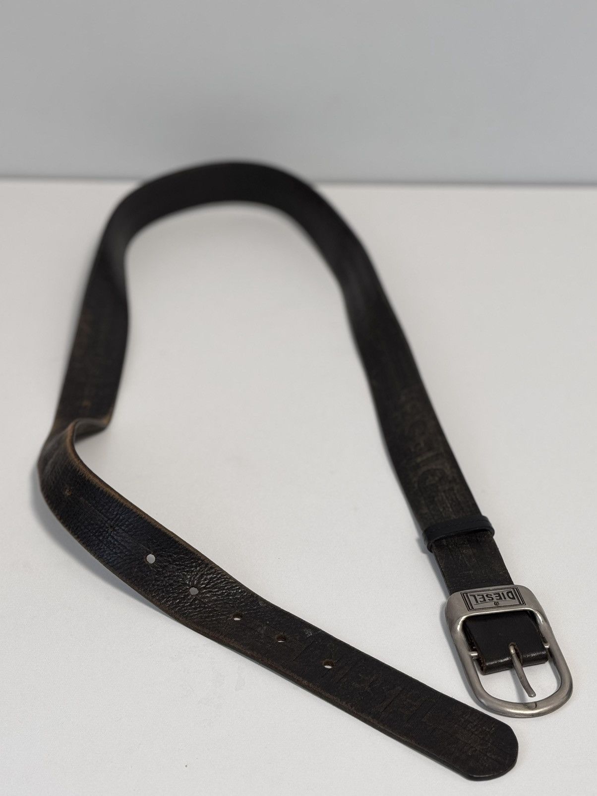 Diesel Diesel Vintage Y2K style hype Leather Belt Size ONE SIZE - 9 Thumbnail