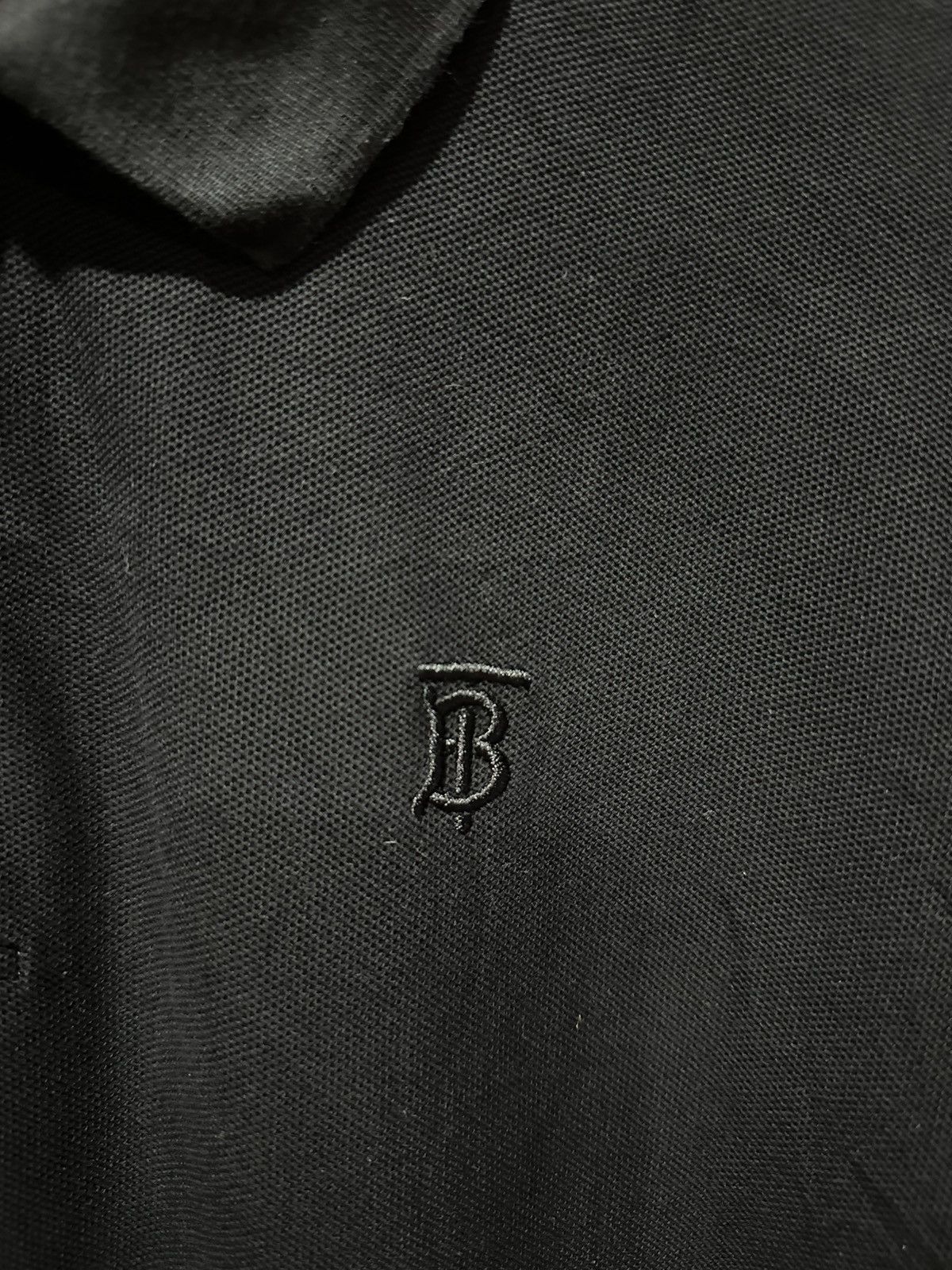 Burberry × Vintage Burberry Eddie Core Polo L Black Size US L / EU 52-54 / 3 - 6 Thumbnail