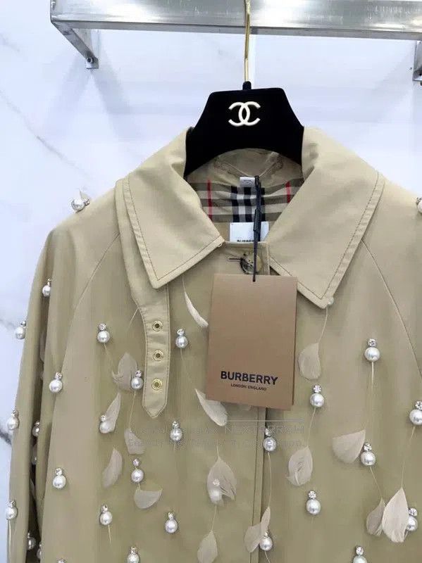 Burberry Burberry Spring Autumn Khaki Cotton Trench Coat. Size S / US 4 / IT 40 - 7 Thumbnail