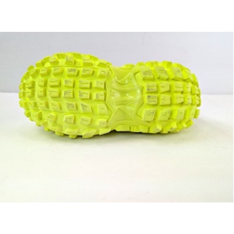 Balenciaga o1rshd1 Bouncer / Defender Sneaker in Fluo Yellow / Black Size US 11 / EU 44 - 7 Thumbnail