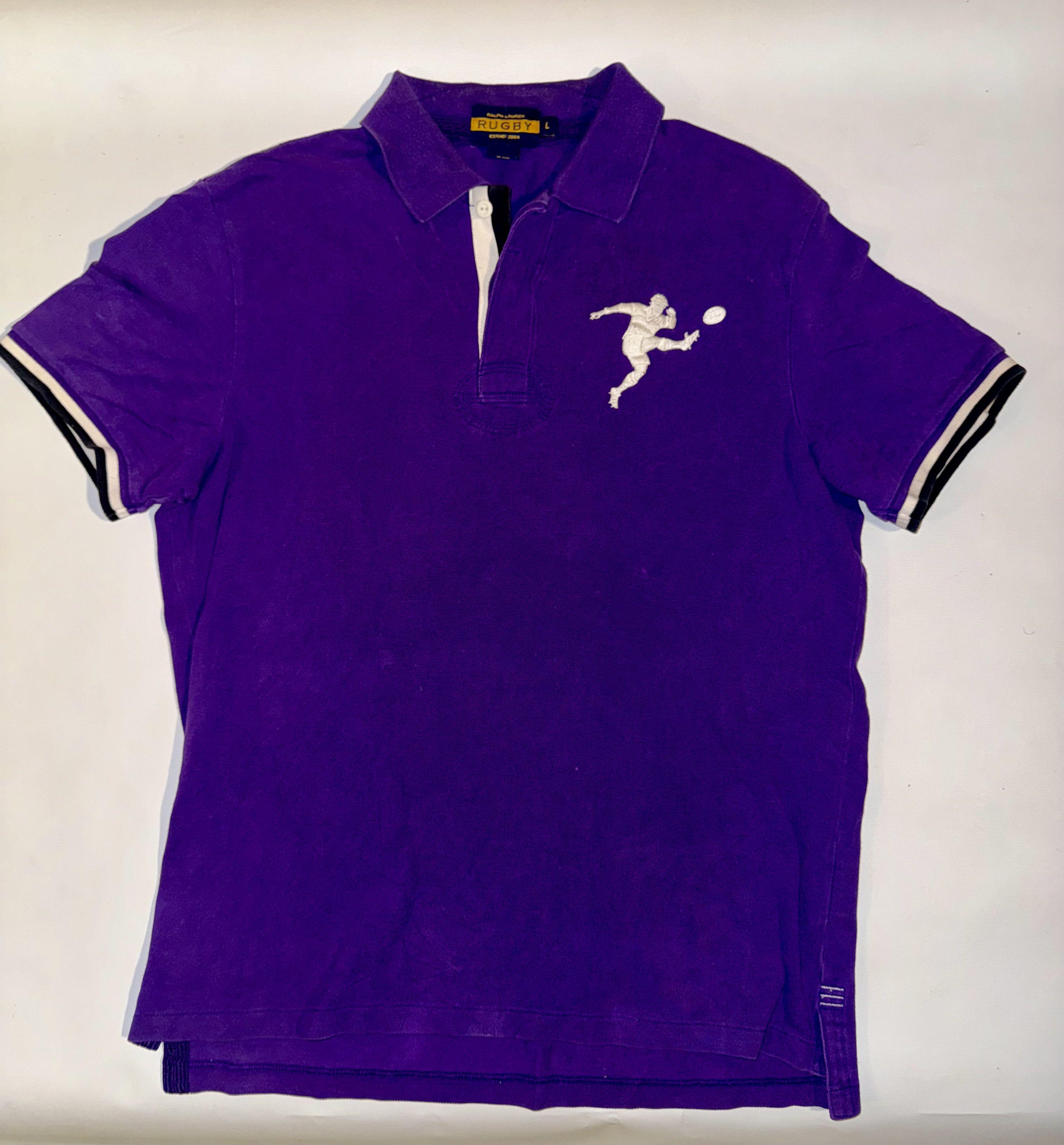 Rugby Ralph Lauren Vintage Ralph Lauren Rugby Polo (Super Rare) Size US L / EU 52-54 / 3 - 1 Thumbnail