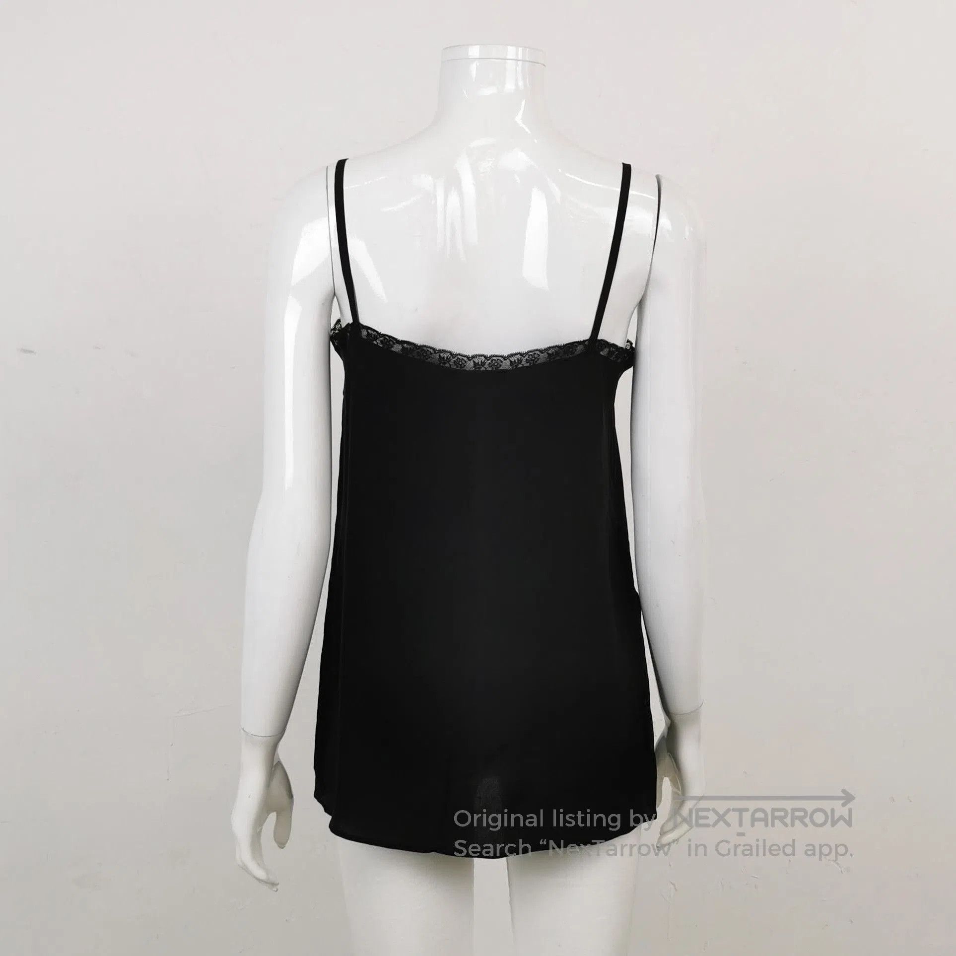 Prada Prada Black Silk Lace Camisole Tank Top . Size M / US 6-8 / IT 42-44 - 2 Thumbnail