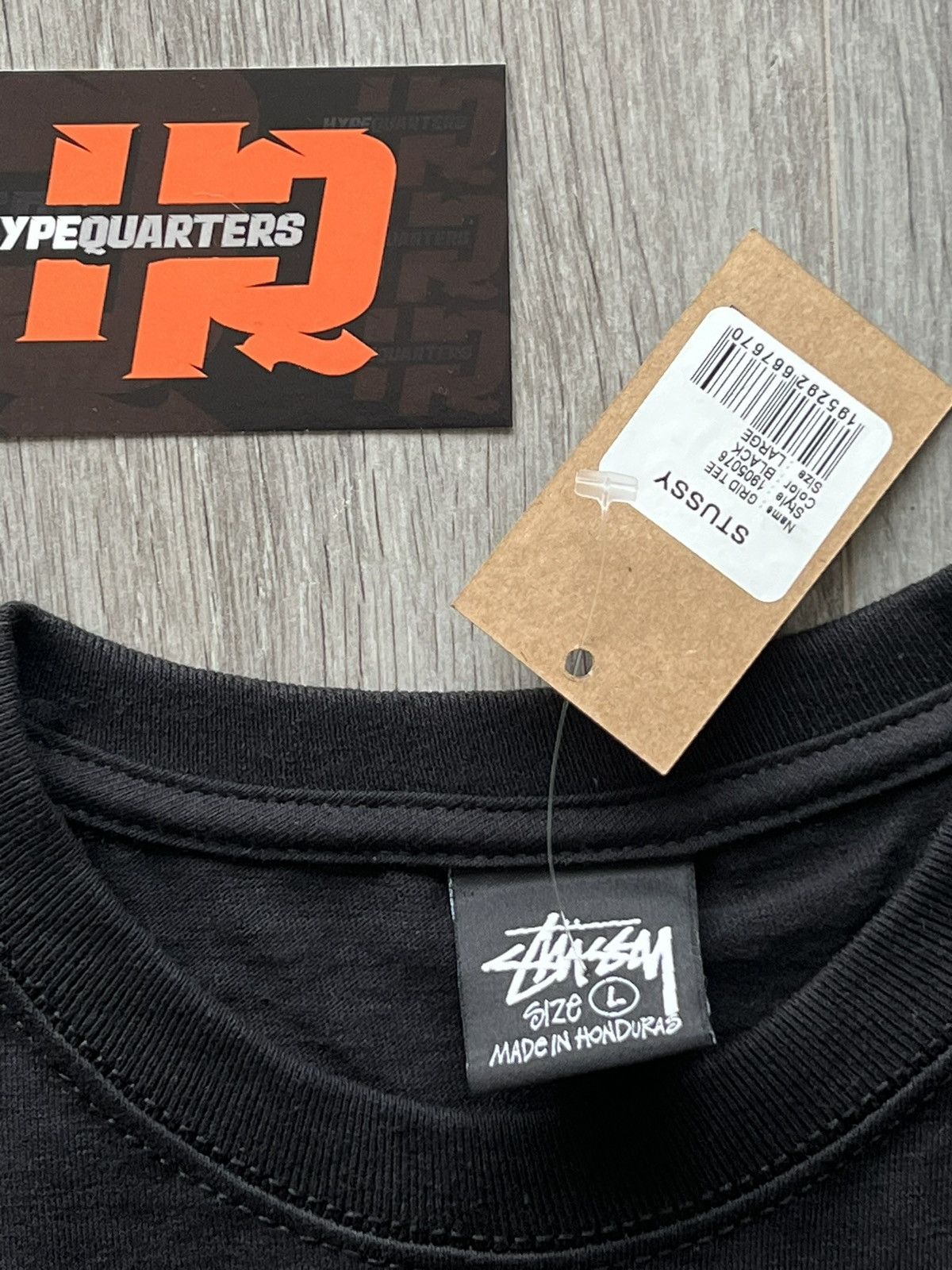 Stussy Stussy Grid Tee “Black” Size US L / EU 52-54 / 3 - 5 Thumbnail