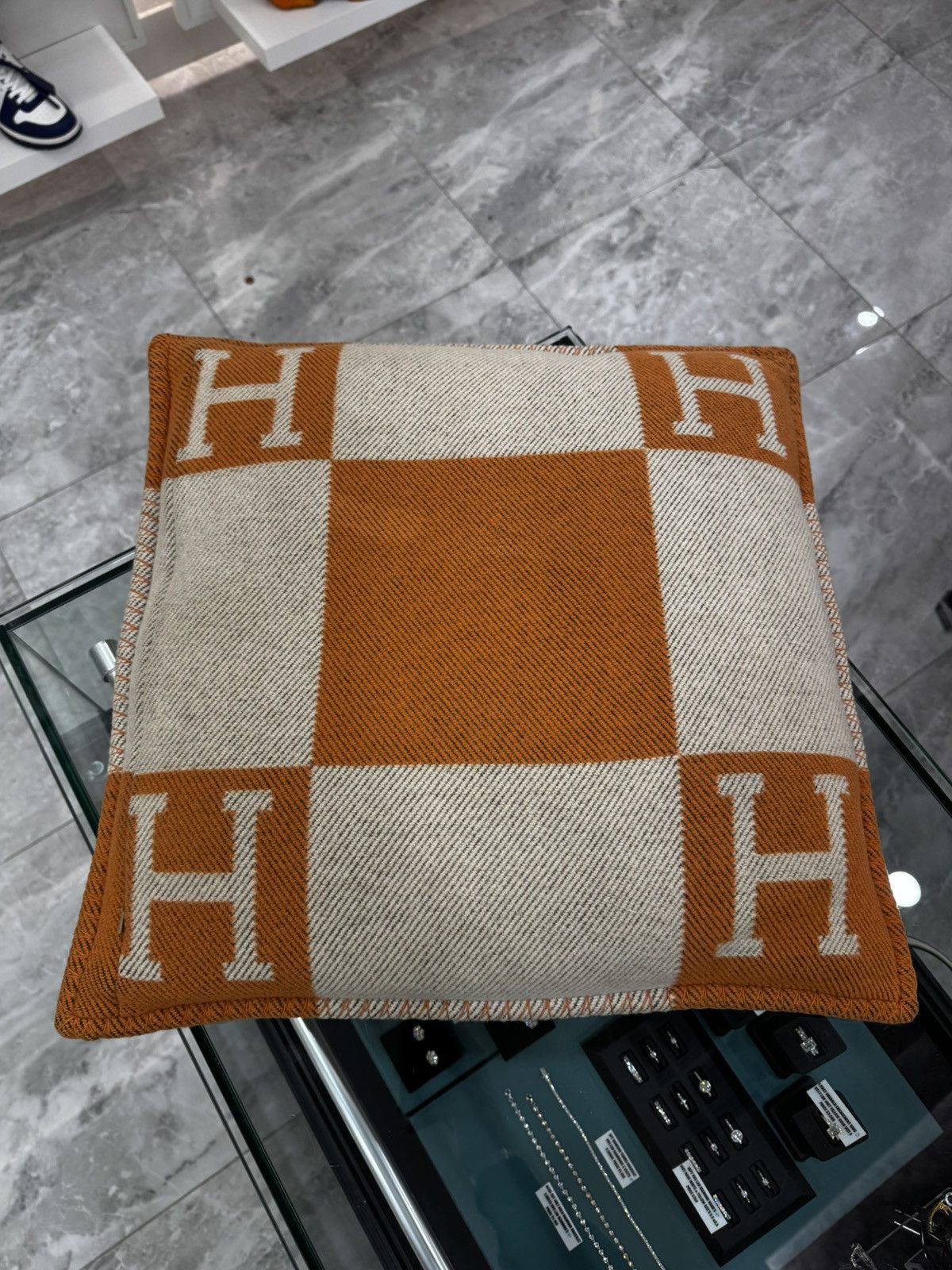 Hermes Hermes Avalon Pillow Size ONE SIZE - 1 Thumbnail
