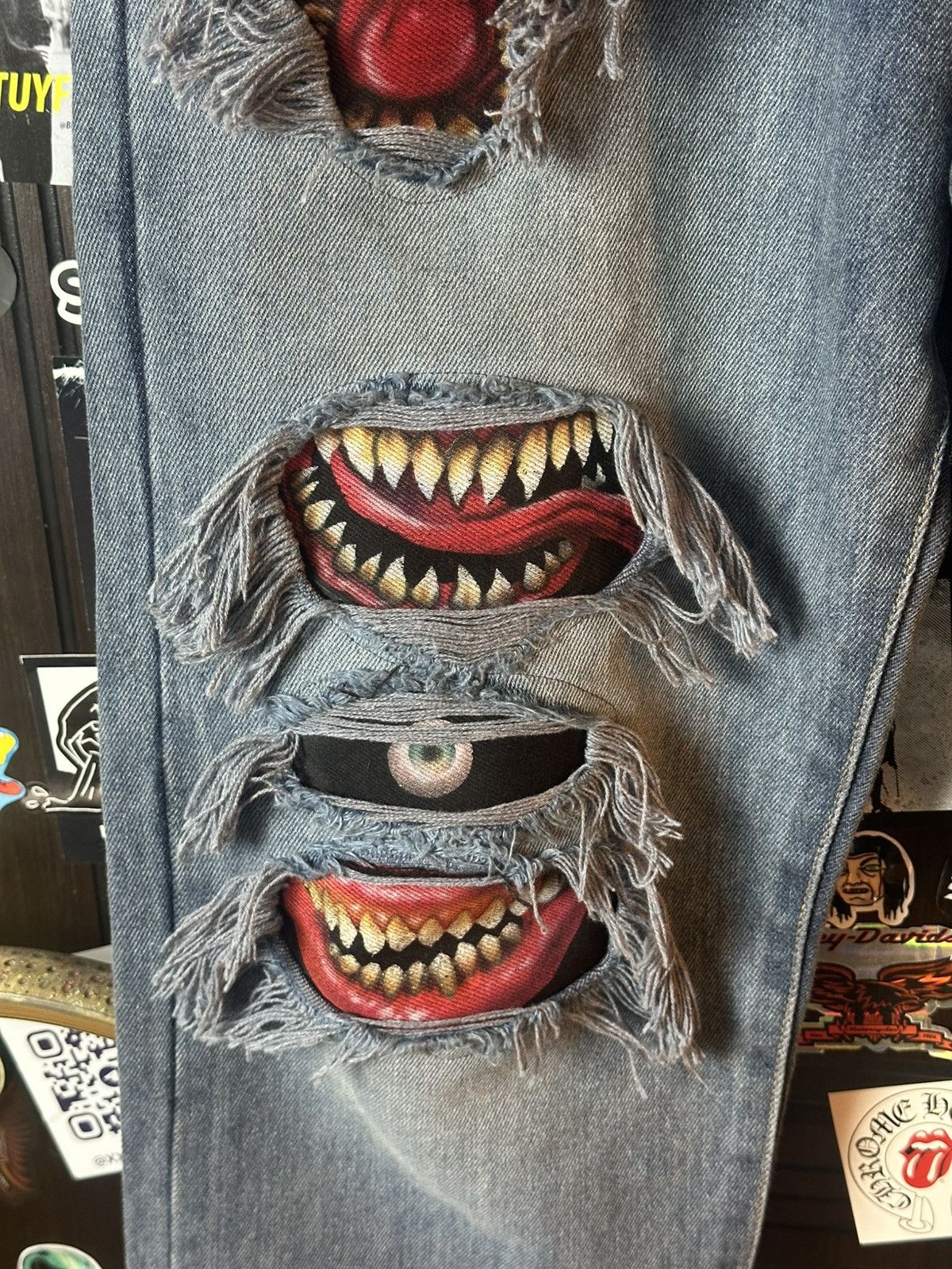 Doublet DOUBLET “Monster” Japan Denim Jeans Size US 32 / EU 48 - 8 Thumbnail