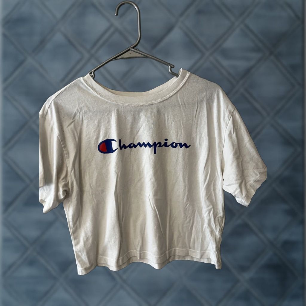 Champion Champion T-Shirt Women Short Sleeve Logo Top White Size S Size S / US 4 / IT 40 - 1 Thumbnail