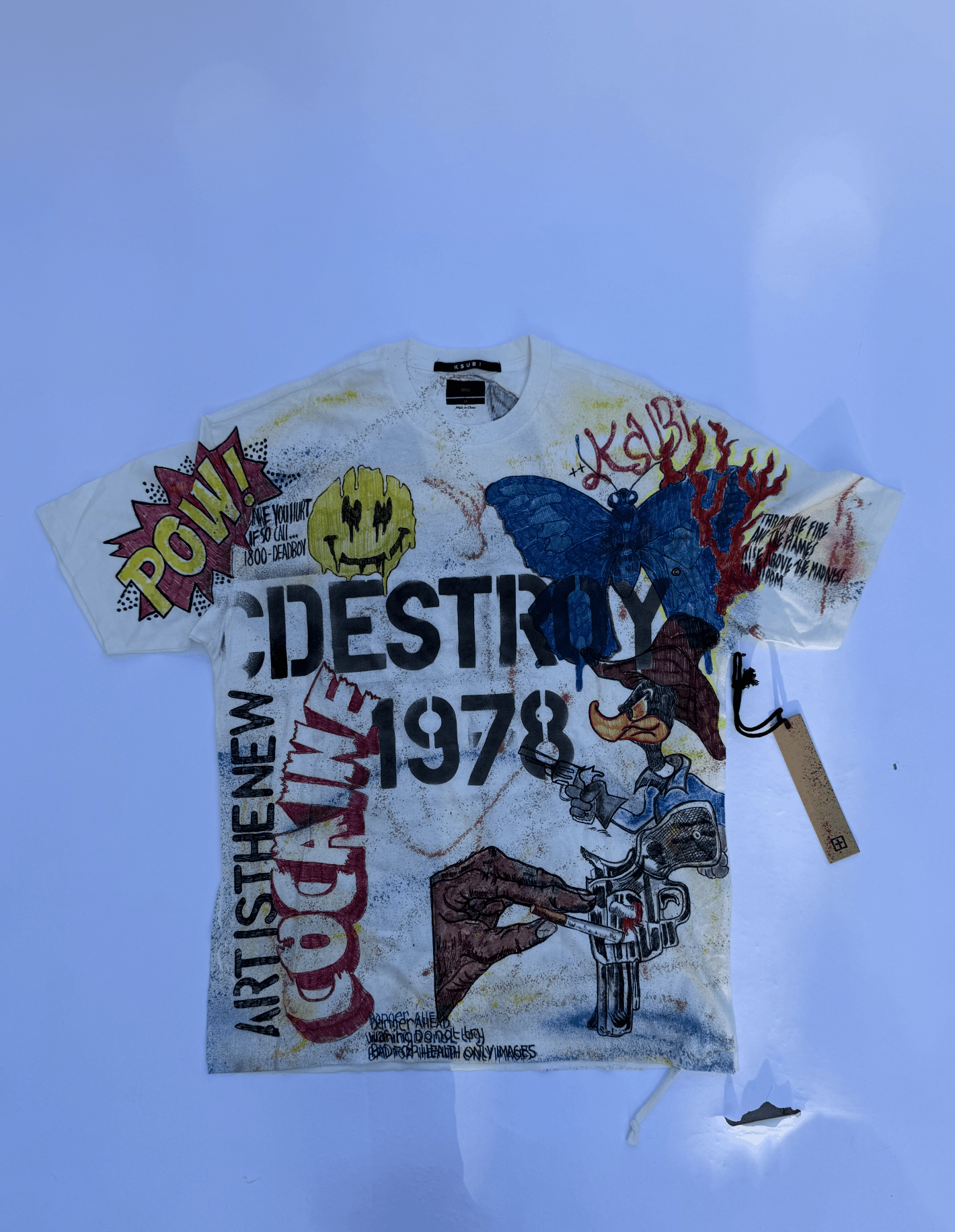 Ksubi KSUBI x @lildeadboi Collaboration T-Shirt Size US M / EU 48-50 / 2 - 1 Thumbnail