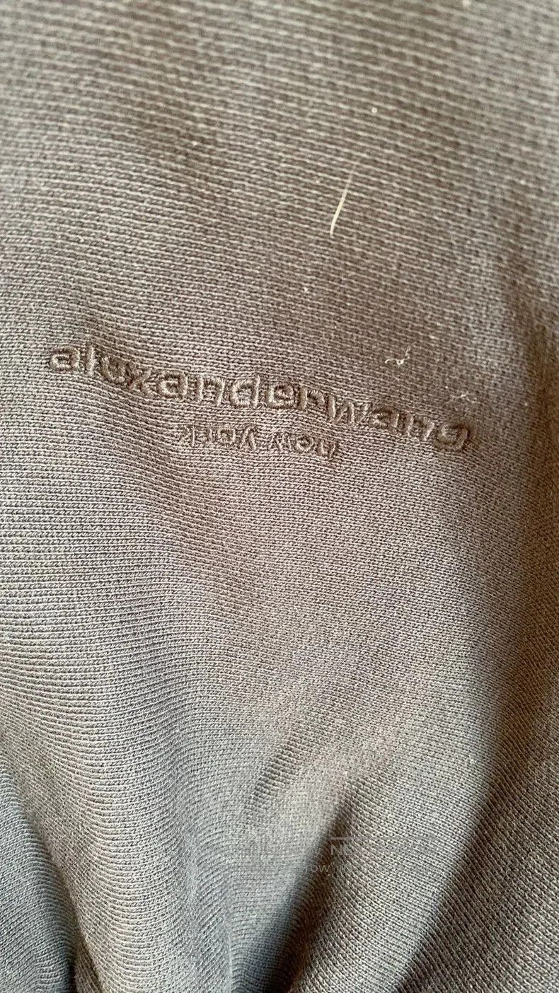 Alexander Wang AlexanderWang Short Cropped Sweatshirt XS. Size US XS / EU 42 / 0 - 5 Thumbnail