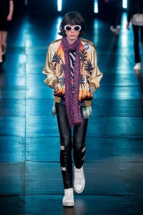 Saint Laurent Paris Saint Laurent Palm Tree / Sunset Jacket (Runway Sample) Size US S / EU 44-46 / 1 - 1 Thumbnail