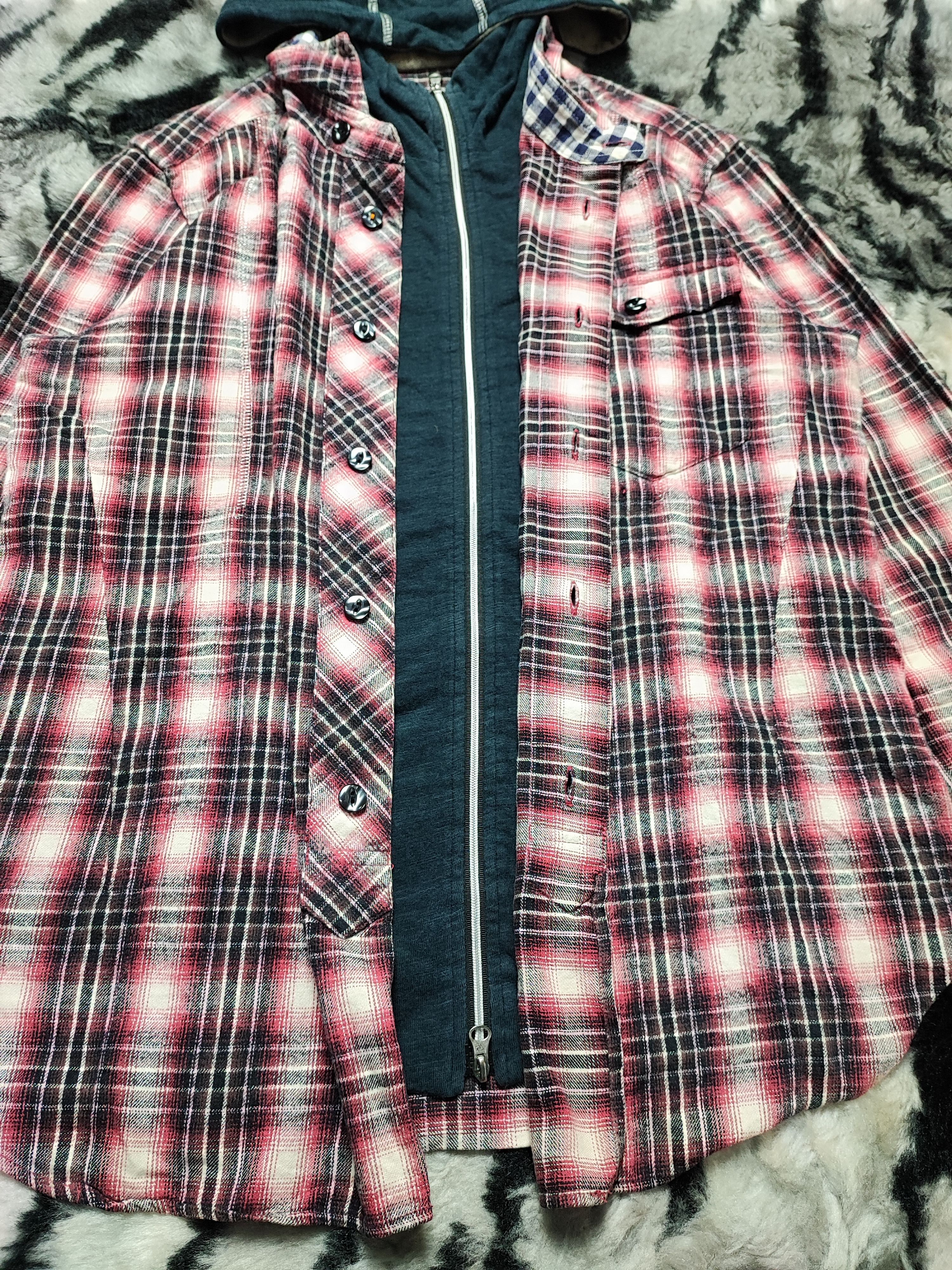 PPFM PPFM Double Layered Flannel Hoodie/Shirt Size US M / EU 48-50 / 2 - 7 Thumbnail