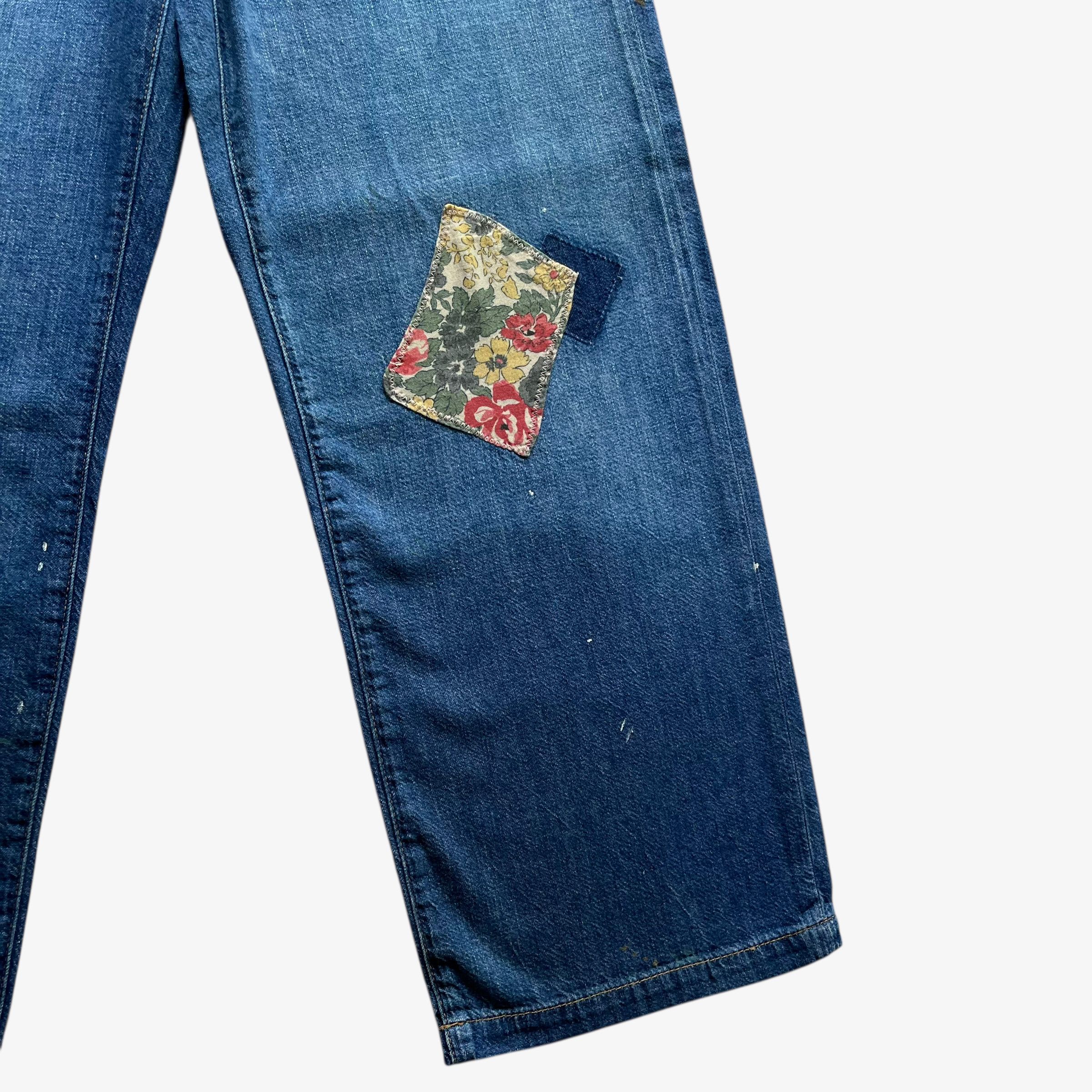Women's Polo Ralph Lauren Patchwork Blue Jeans