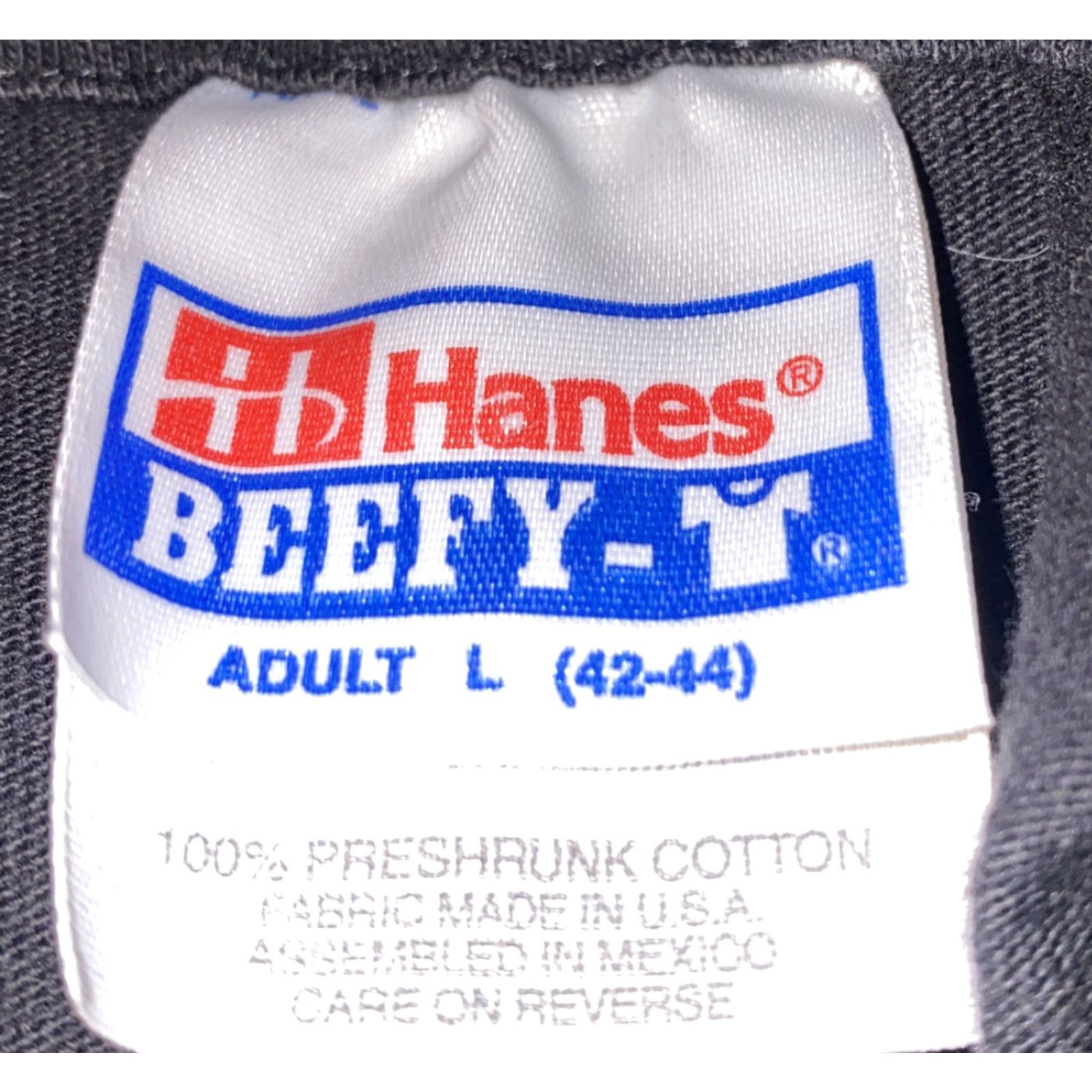 Hanes Hanes Beefy-T Mens Black ADELAIDE Short Sleeve AMBER SORENSEN T-Shirt L Size US L / EU 52-54 / 3 - 7 Thumbnail