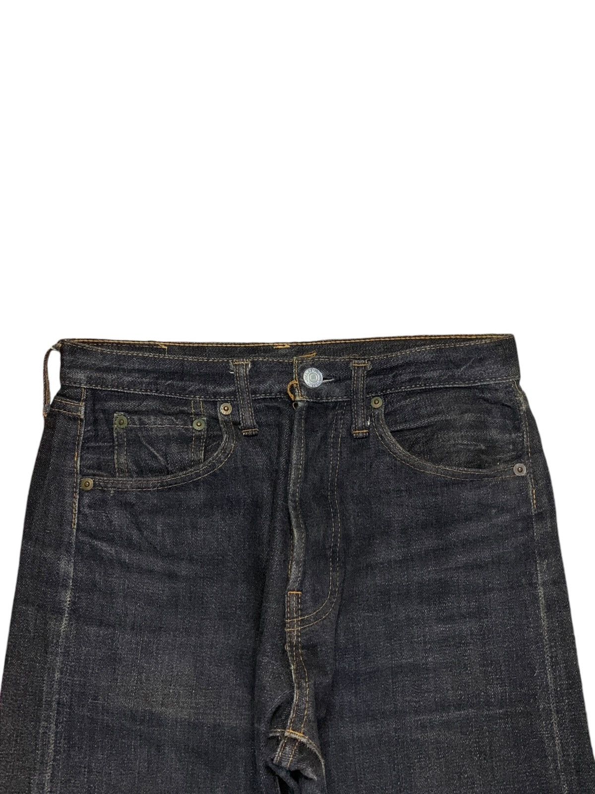 Denime Vintage Japanese Denime Button Fly Loose Selvedge Jeans Size US 29 - 5 Thumbnail