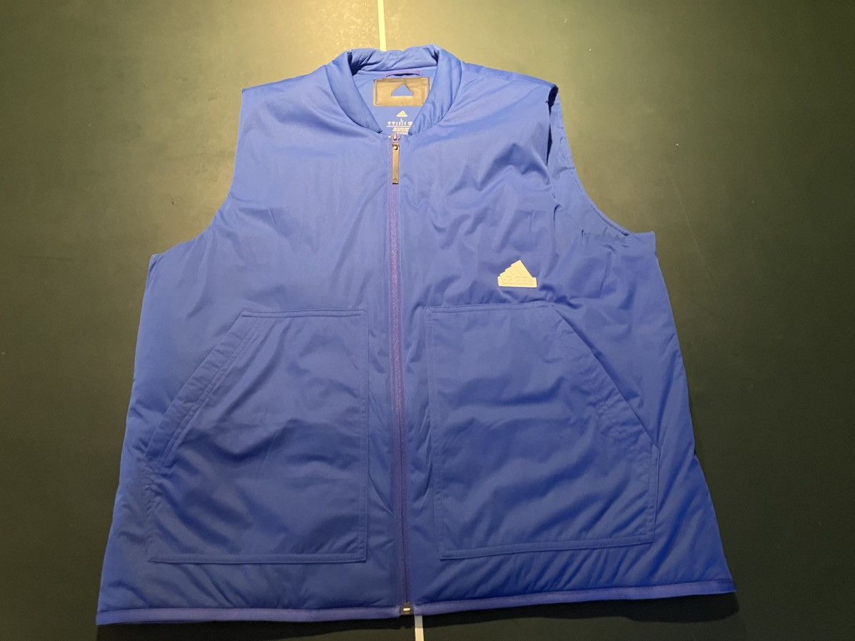 Adidas Adidas Mens Puffer Vest Size US L / EU 52-54 / 3 - 1 Thumbnail