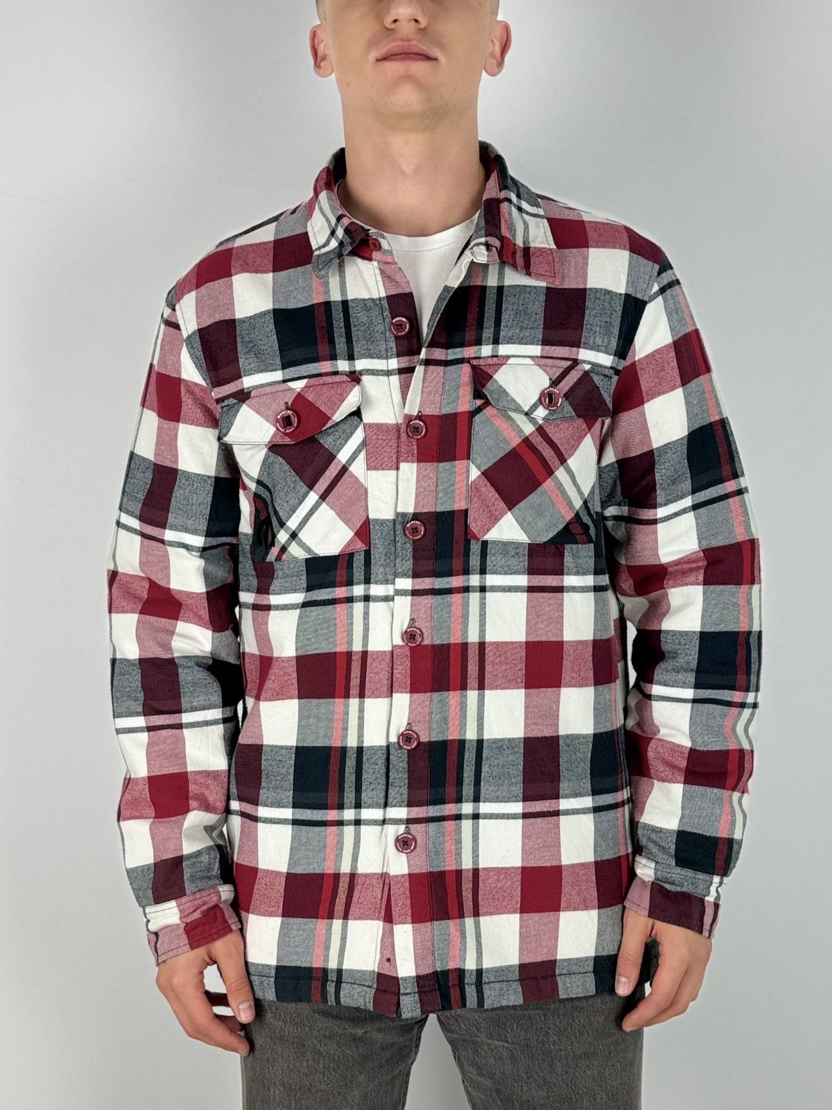 Oakley Oakley Quilted Flannel Overshirt Jacket Size US XL / EU 56 / 4 - 1 Thumbnail