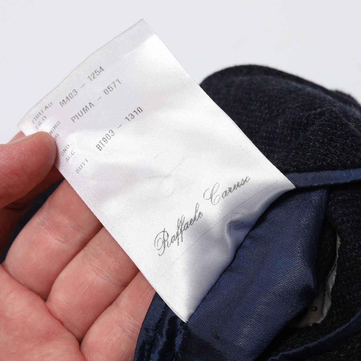 Caruso Raffaele Caruso Navy Blazer Jacket Wool Cashmere Size 46R - 14 Thumbnail