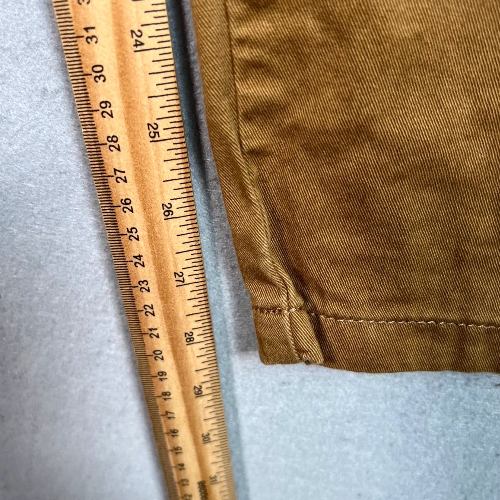 Urban Outfitters VINTAGE Urban Outfitters Chino Pants Womens Straight Leg 0 28in Inseam Tan Cotton Size 25" / US 0 / IT 36 - 7 Thumbnail