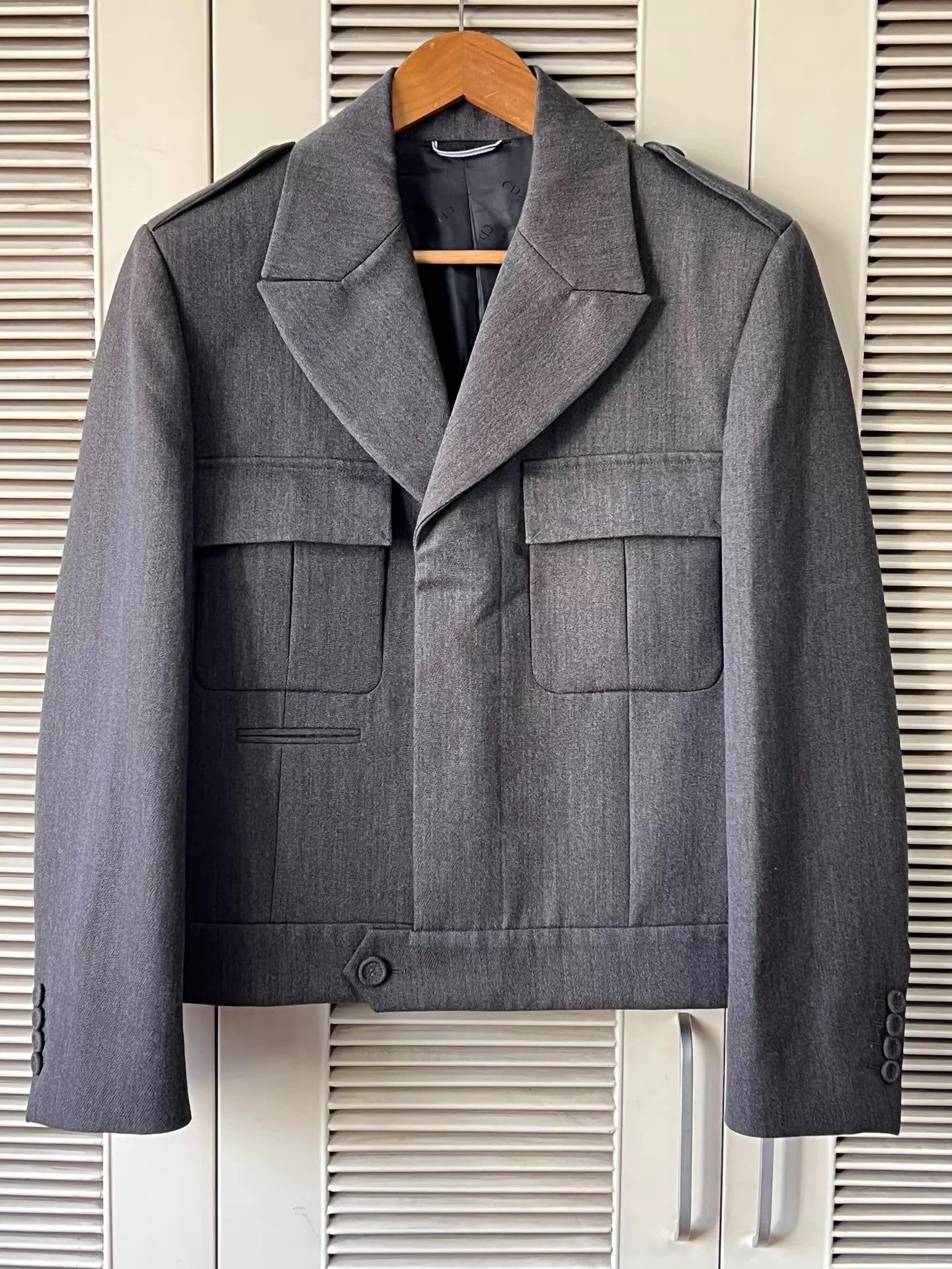 Dior Dior Men's Wool Jacket Double Pocket CD Logo 46 Italy Size US S / EU 44-46 / 1 - 1 Thumbnail