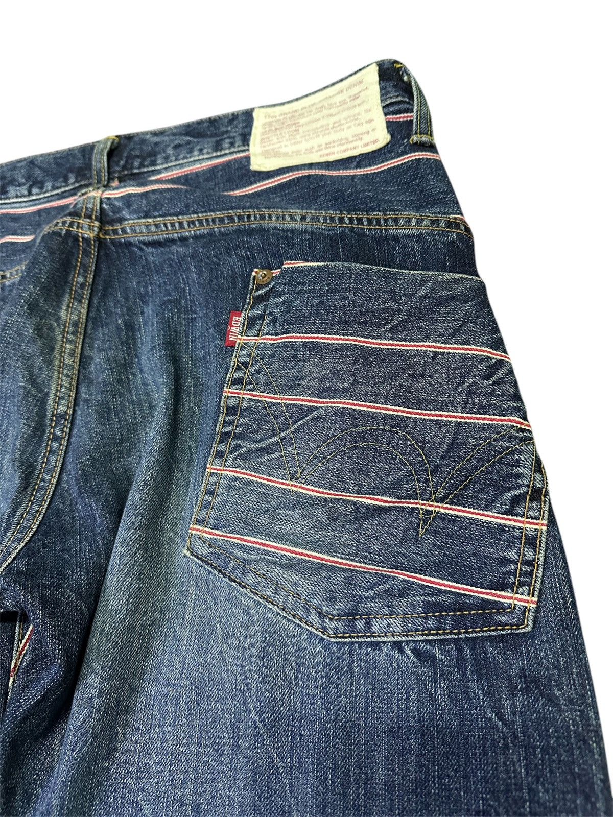 Kapital 💥 Edwin Full Selvedge 💥 Crazy Design Edwin Fully Selvedge 💥 Size US 34 / EU 50 - 4 Thumbnail