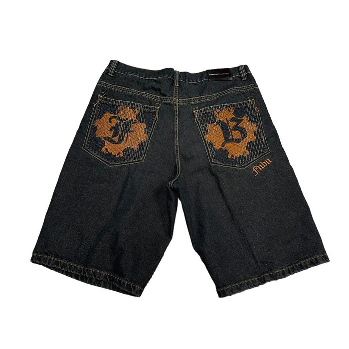 Fubu Vintage FUBU Back Pocket Design Jean Denim Shorts Mens Size 38 ...