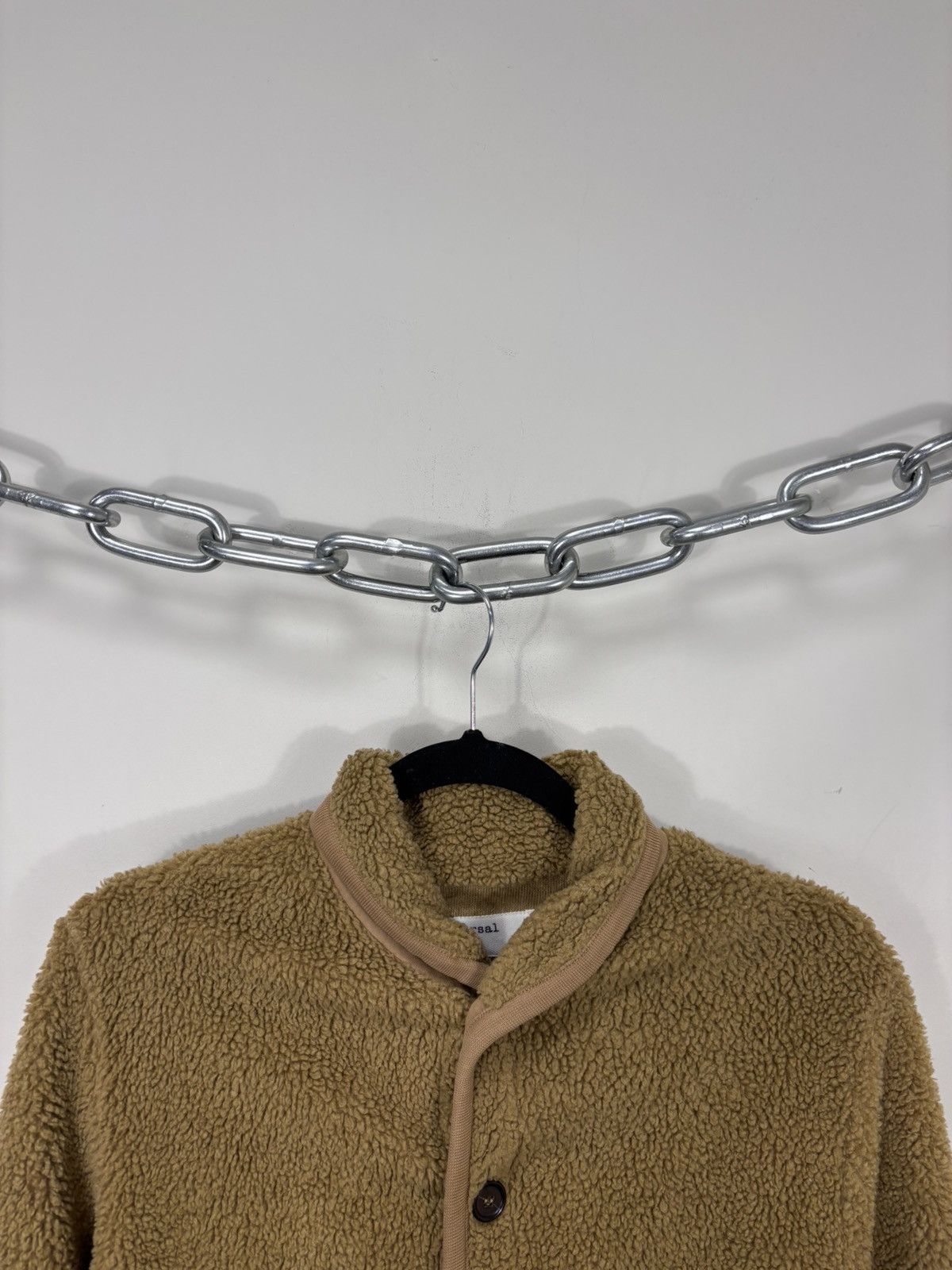 Universal Works Universal Works Lancaster Mountain Fleece Jacket Sand Unisex Size US S / EU 44-46 / 1 - 5 Thumbnail